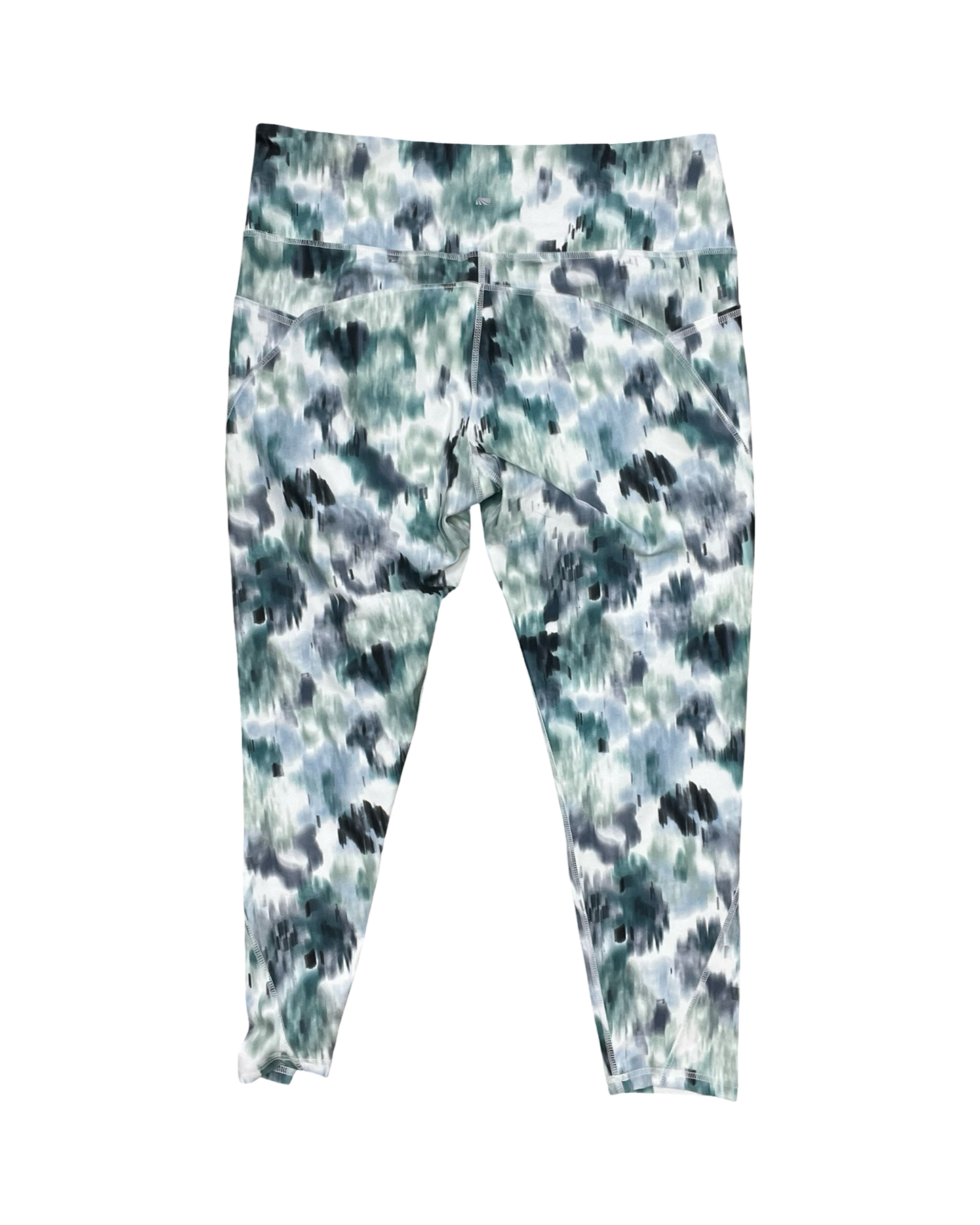 Athletic Pants By Marika In Green & White, Size:1X