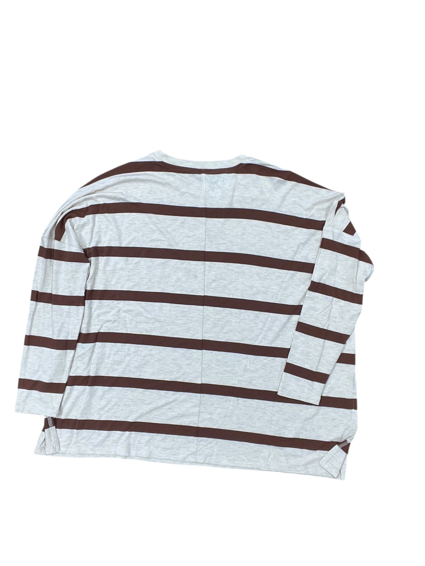 Top Ls By Maurices In Brown & Cream, Size:M