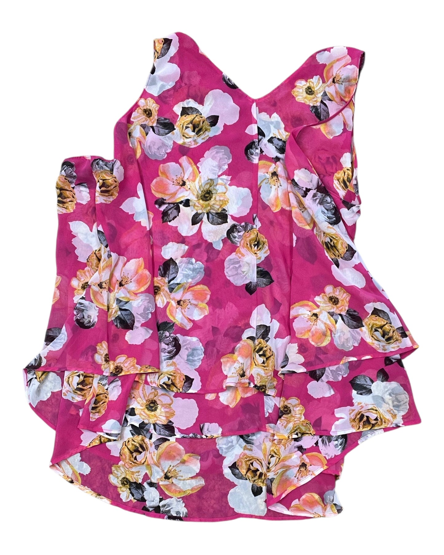 Top Sleeveless By Lane Bryant In Pink, Size:4X