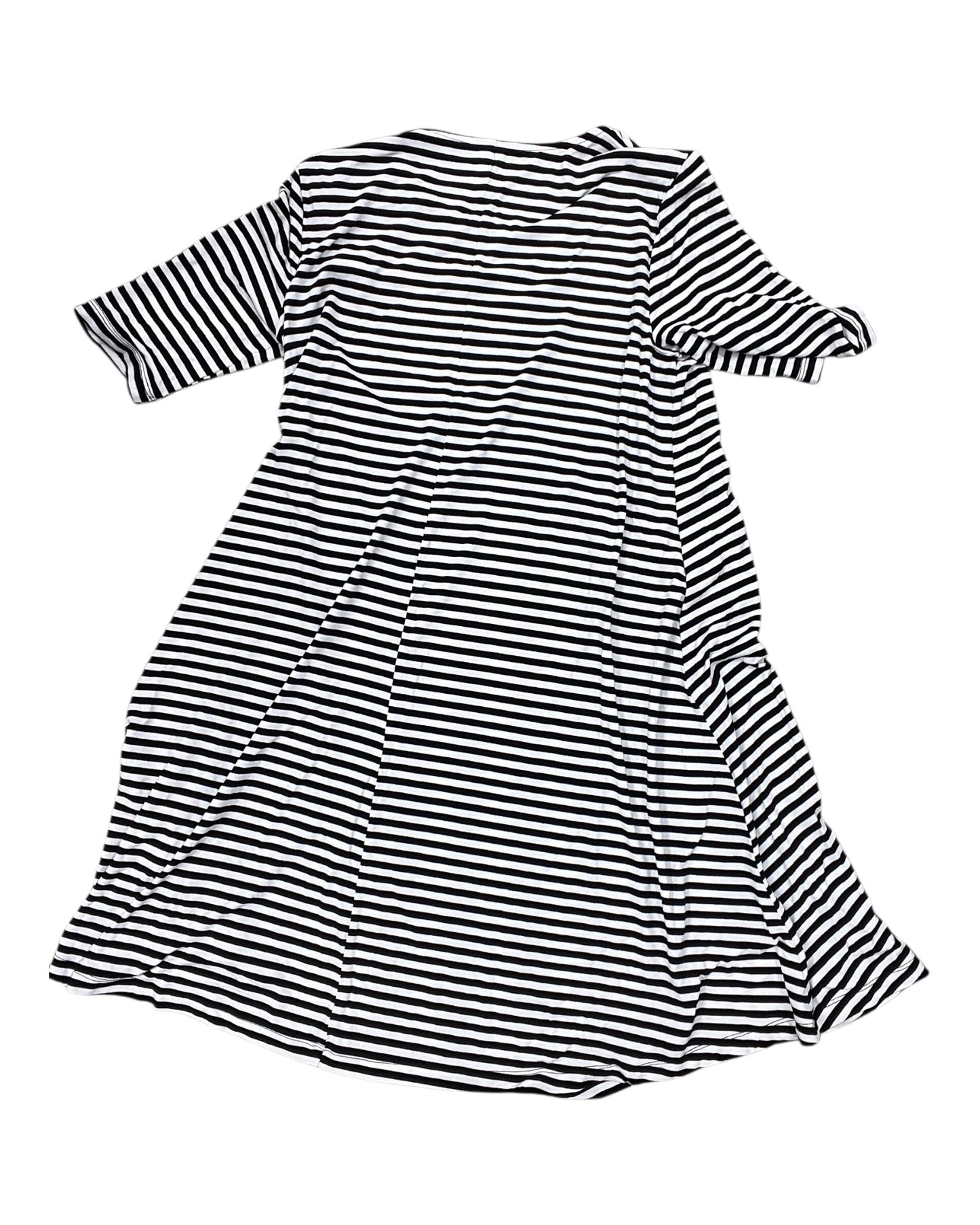 Dress Casual Midi By Old Navy In Black & White, Size:M
