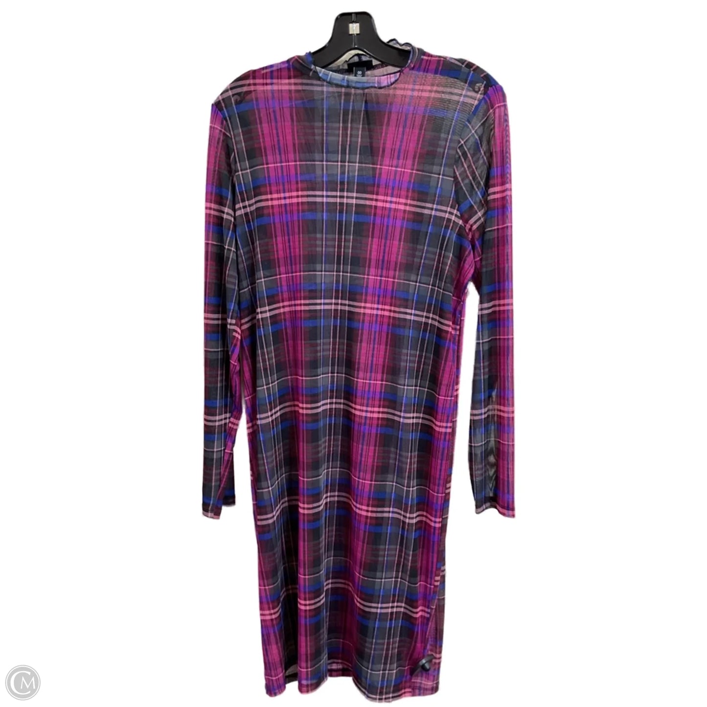 Dress Casual Midi By Torrid In Plaid Pattern, Size: M
