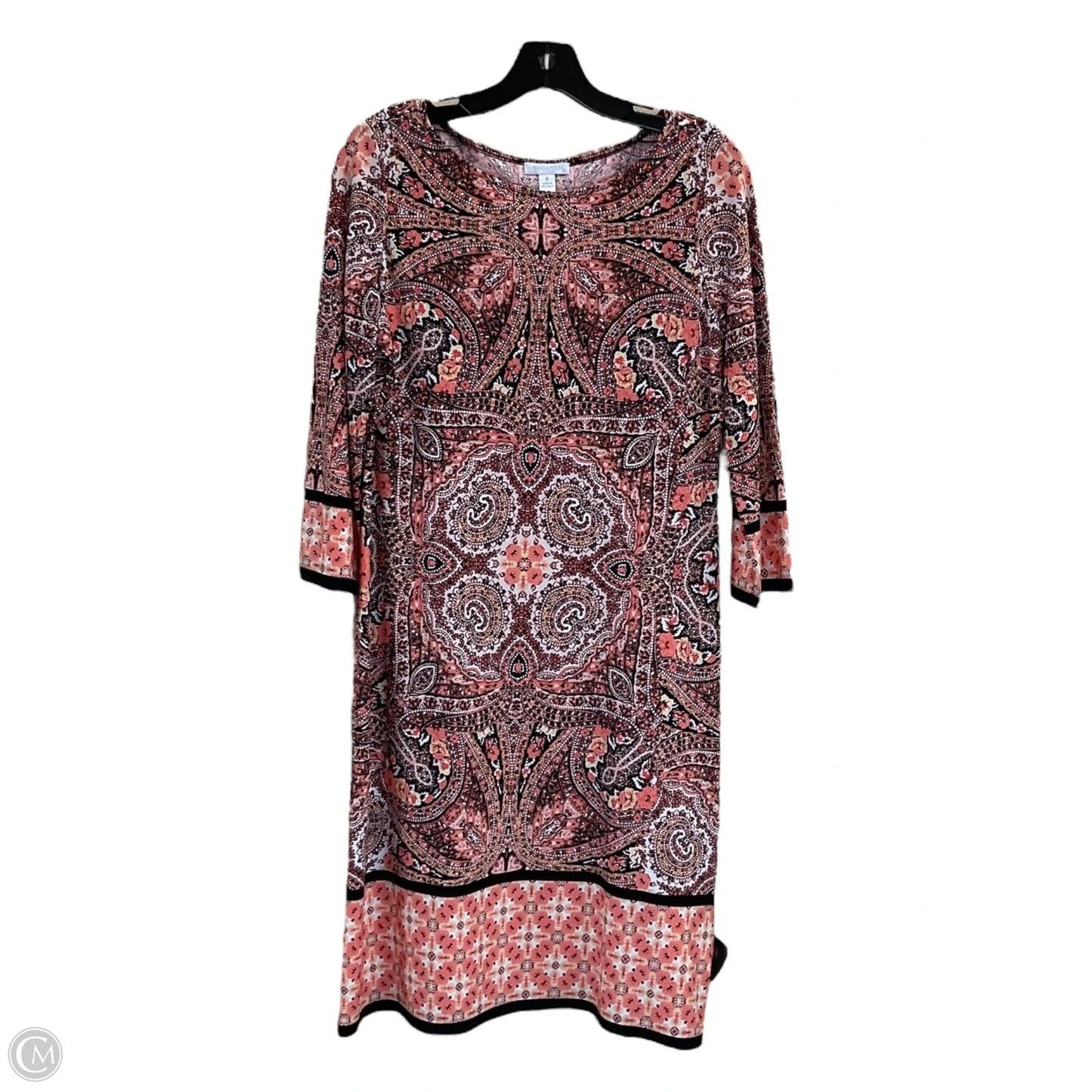 Dress Work By London Times In Orange, Size: M