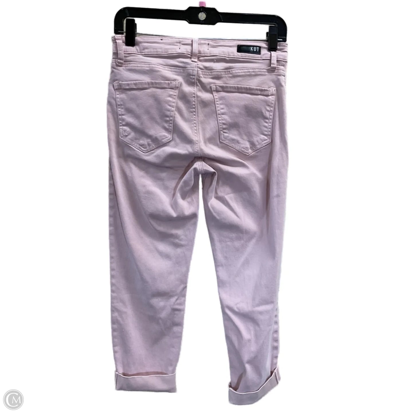 Jeans Cropped By Kut In Pink, Size: 6