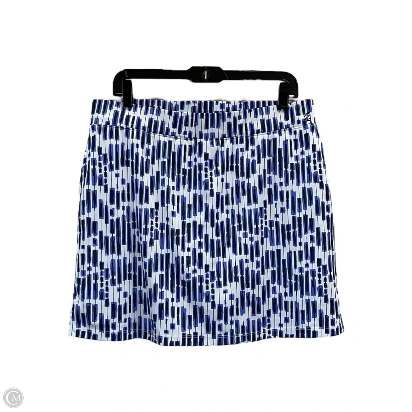 Athletic Skort By Izod In Blue & White, Size: Xl
