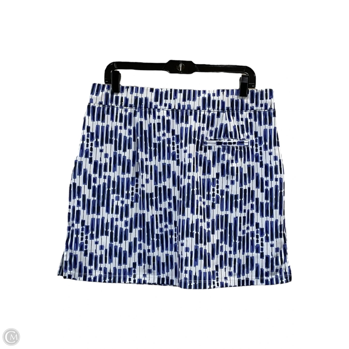 Athletic Skort By Izod In Blue & White, Size: Xl