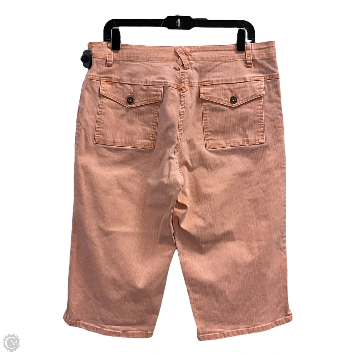Shorts By Christopher And Banks In Orange Denim, Size: 12
