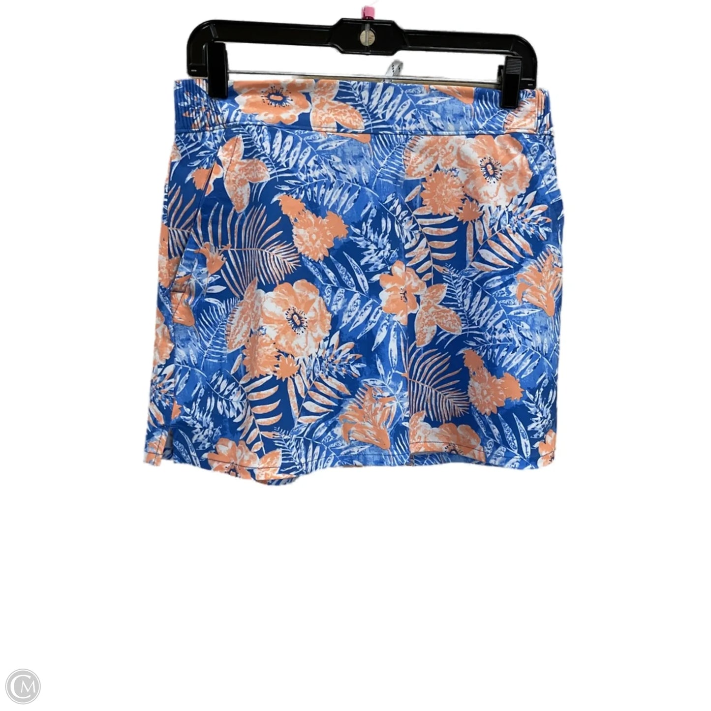 Athletic Skort By Columbia In Blue & Orange, Size: S