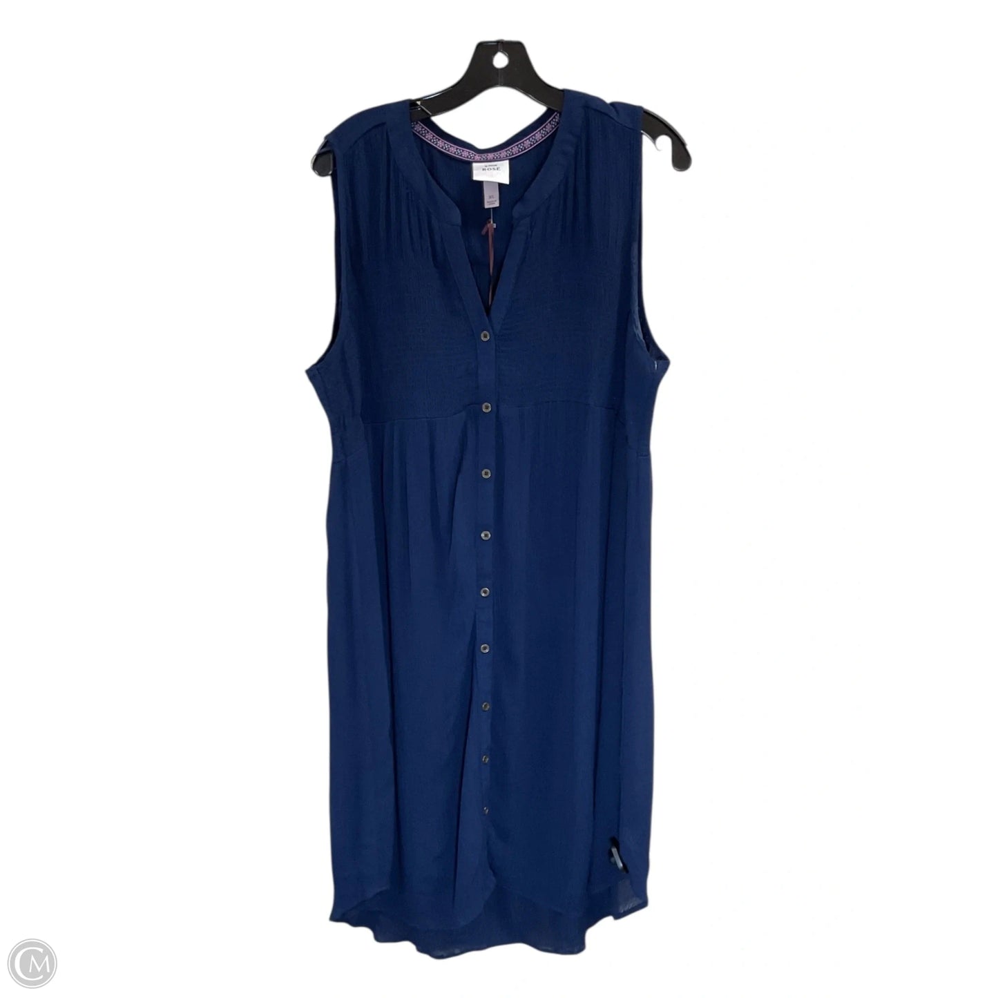 Dress Work By Knox Rose In Nautical Print, Size: Xl