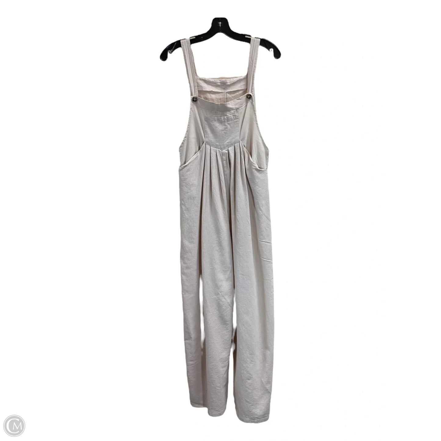 Jumpsuit By Clothes Mentor In Tan, Size: L