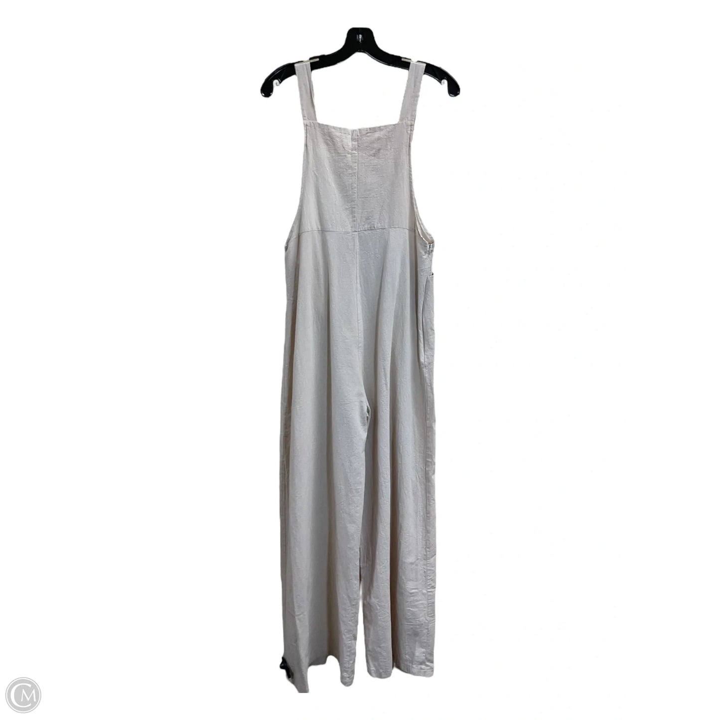 Jumpsuit By Clothes Mentor In Tan, Size: L