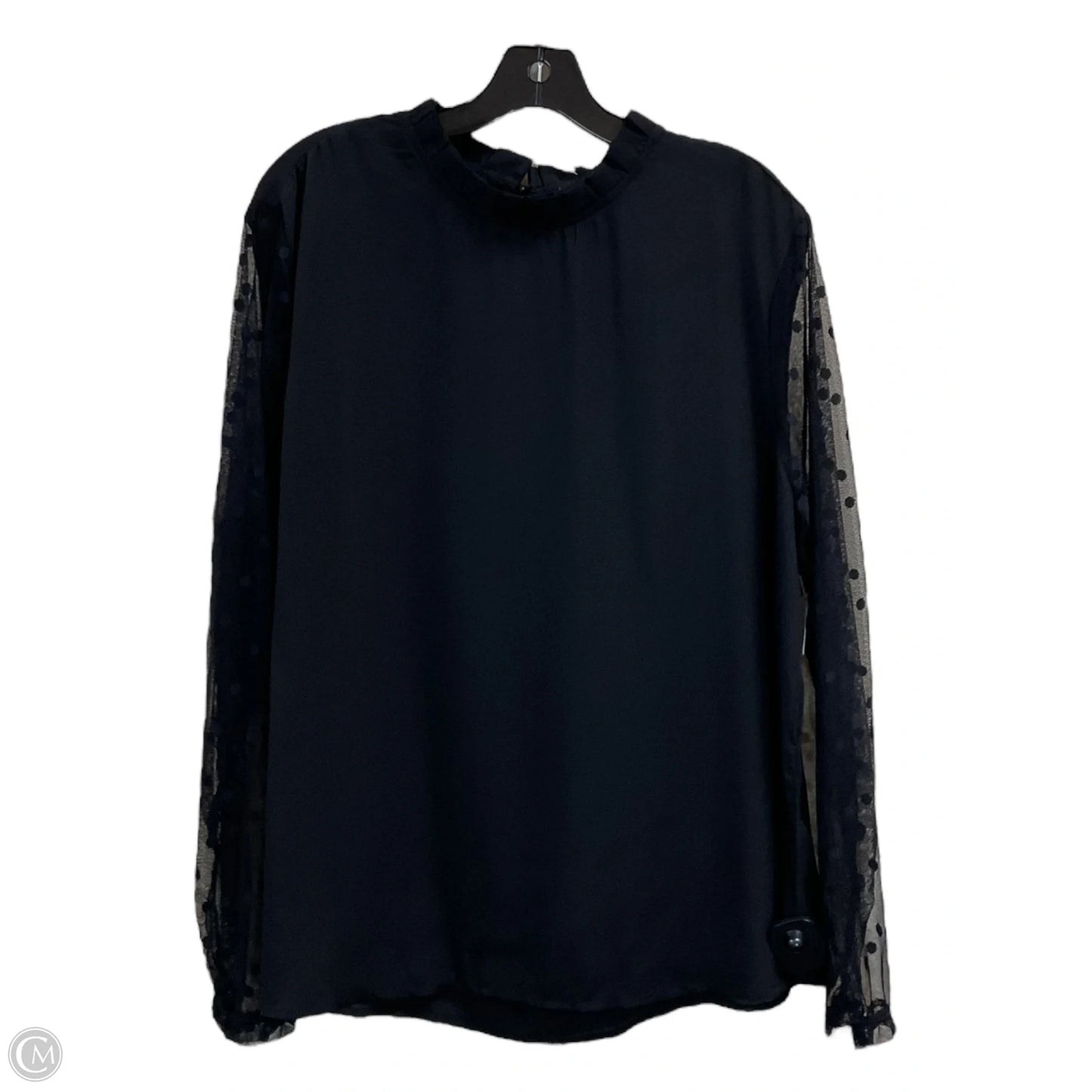 Top Long Sleeve By Shein In Black, Size: 3x