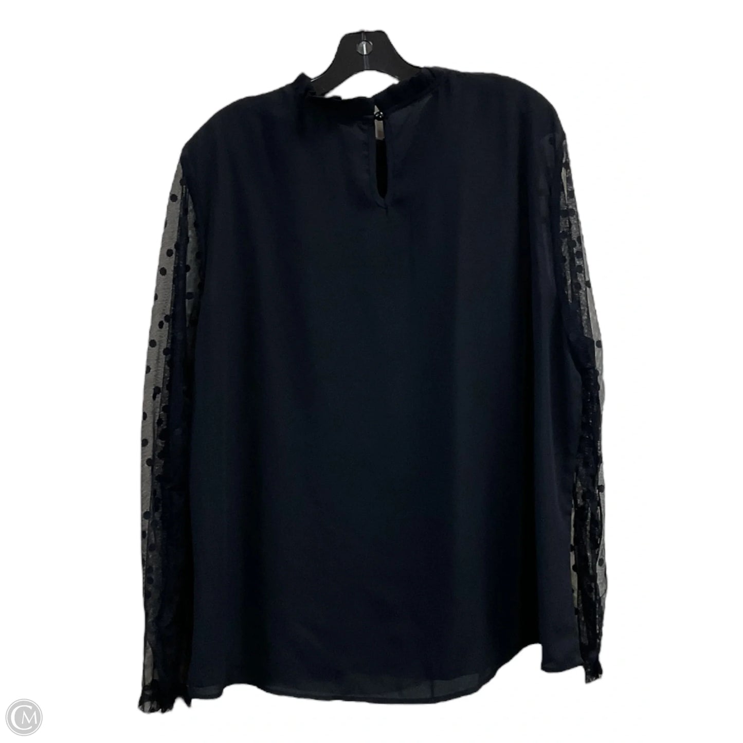 Top Long Sleeve By Shein In Black, Size: 3x