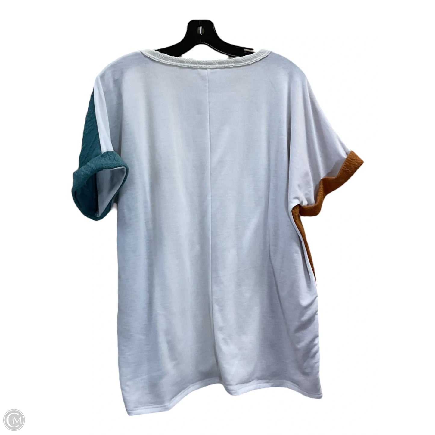 Top Short Sleeve By Bibi In White, Size: S