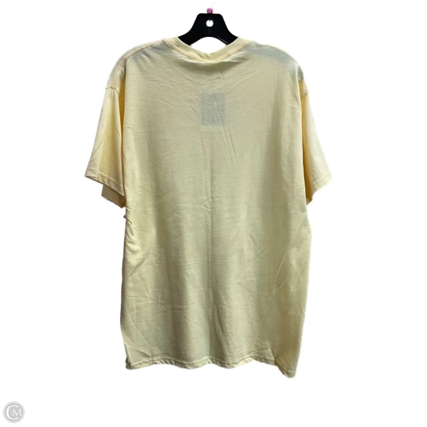 Top Short Sleeve By Clothes Mentor In Yellow, Size: L