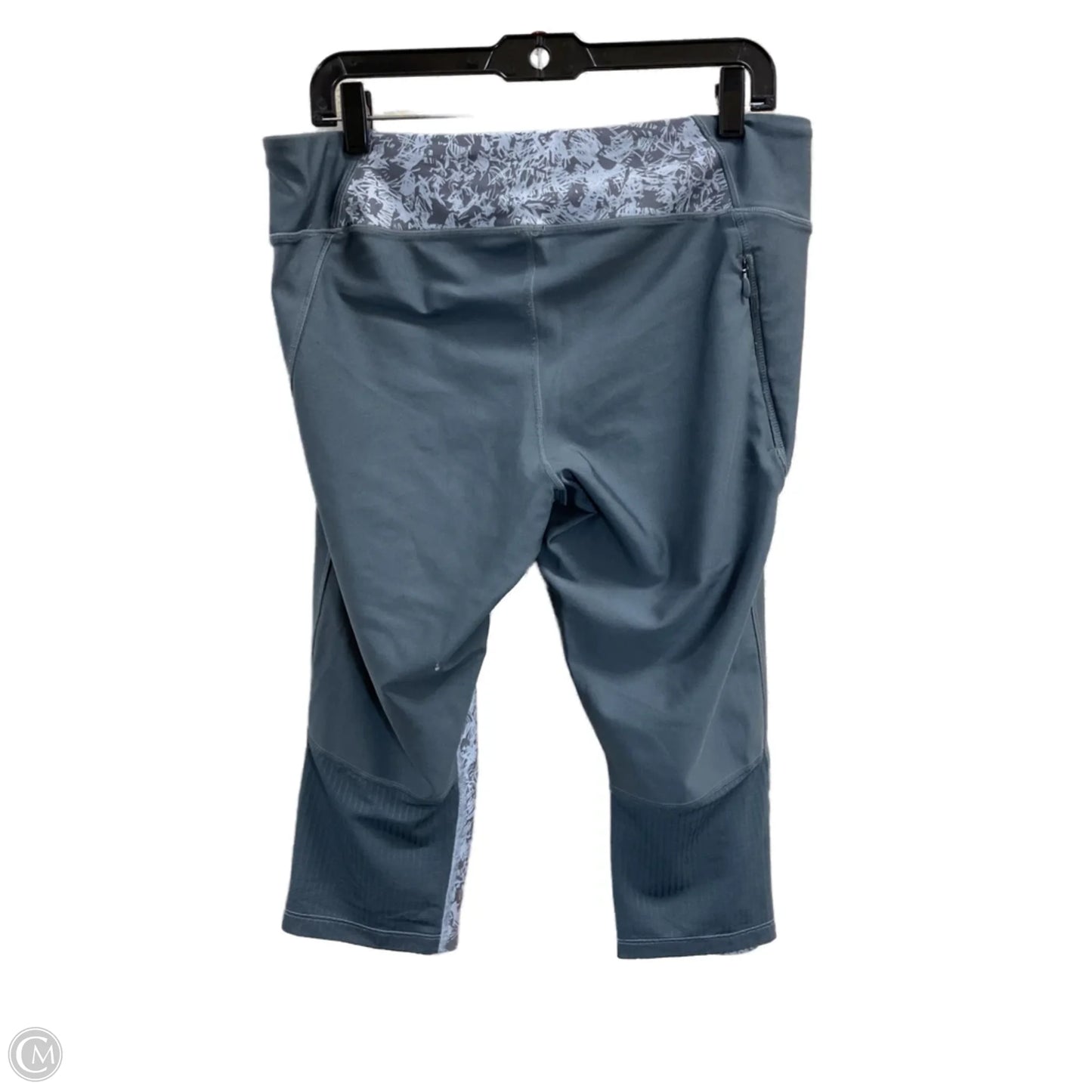 Athletic Leggings Capris By Under Armour In Grey, Size: Xl