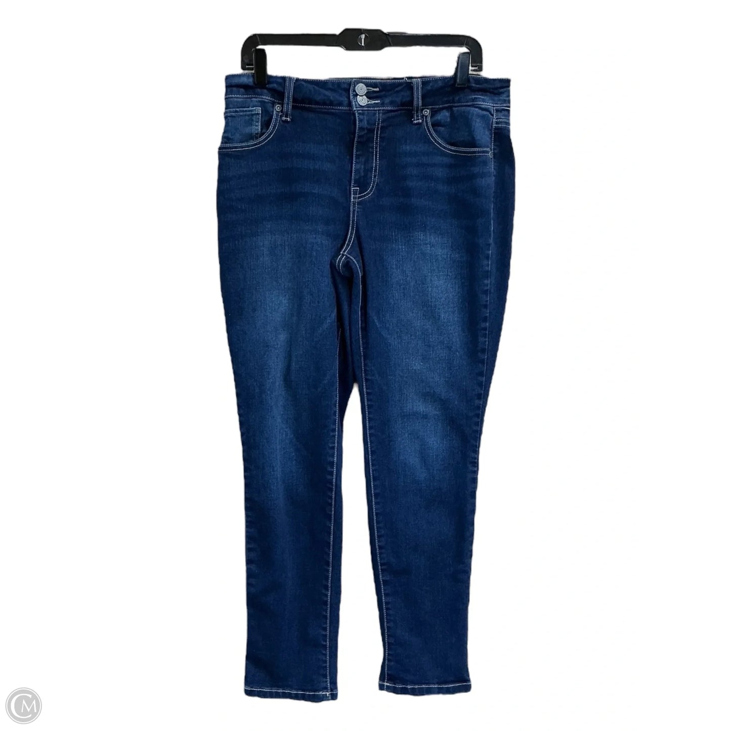 Jeans Skinny By Maurices In Blue Denim, Size: 12