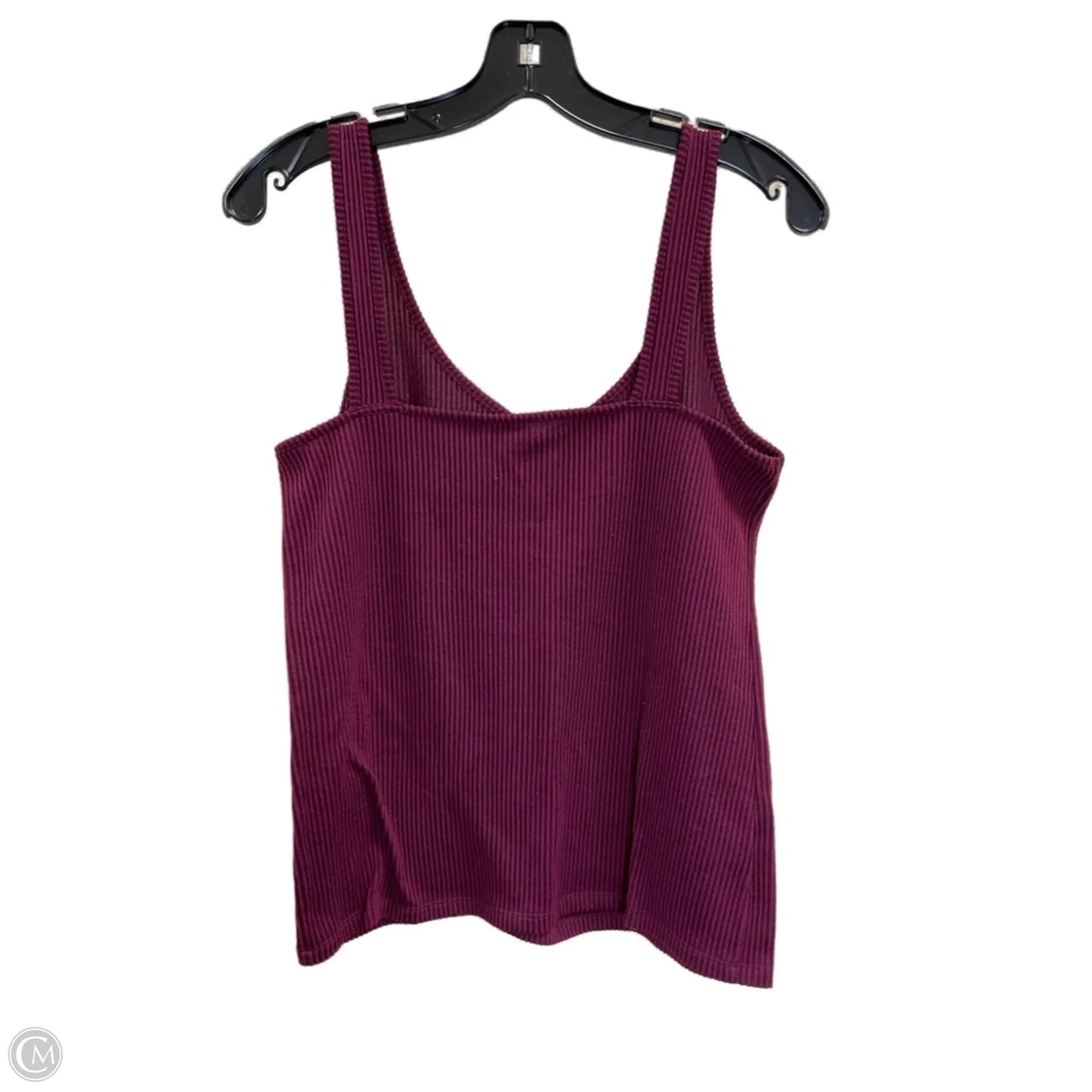 Top Sleeveless By Loft In Red, Size: M