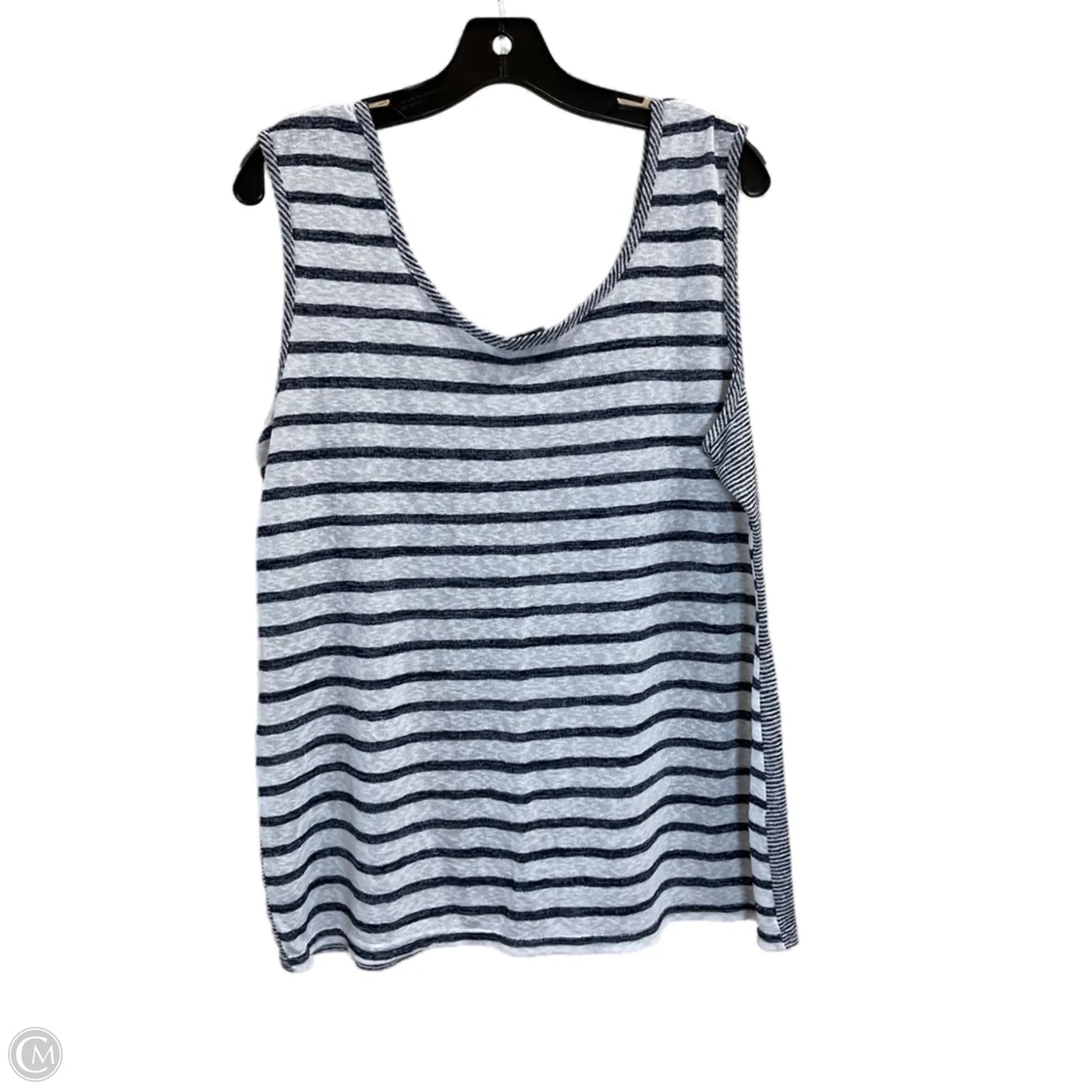 Top Sleeveless By Clothes Mentor In Blue, Size: Xl