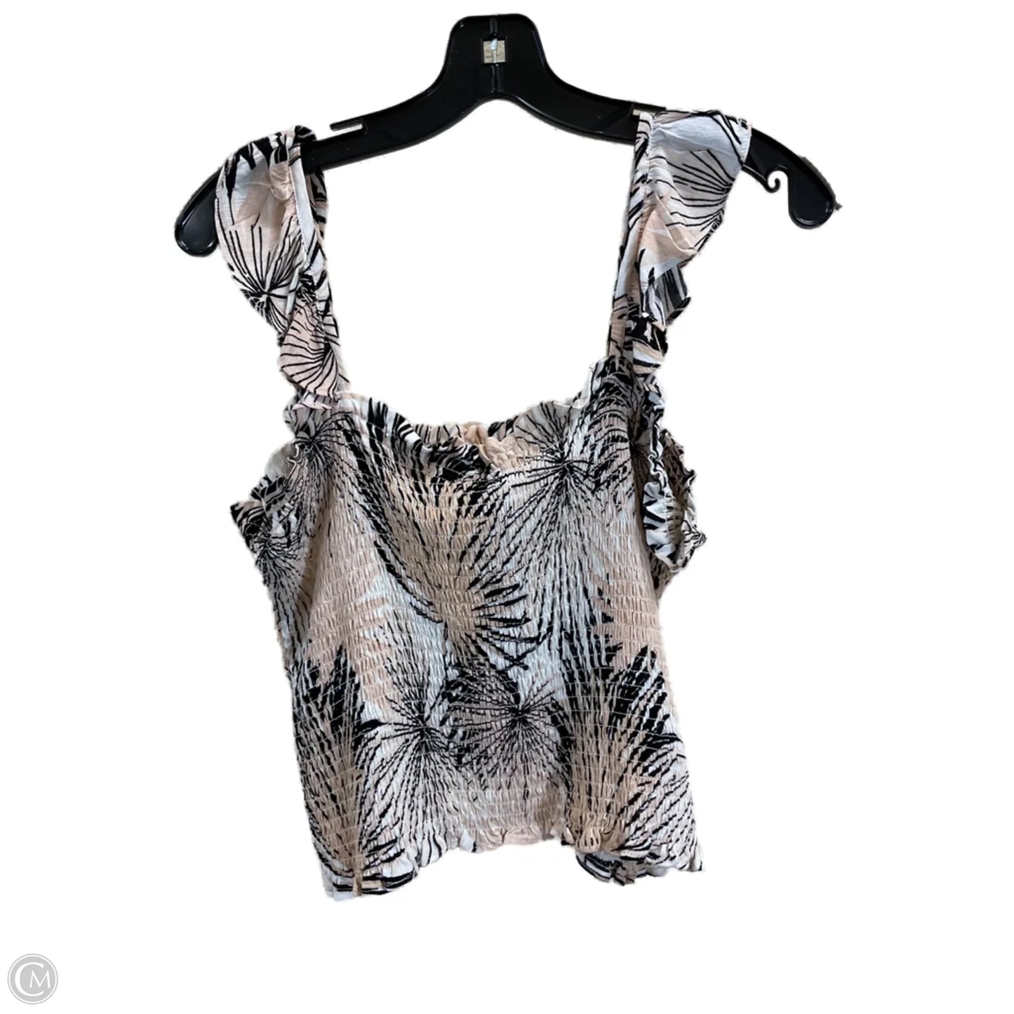 Top Sleeveless By Rose And Olive In Cream & Tan, Size: M