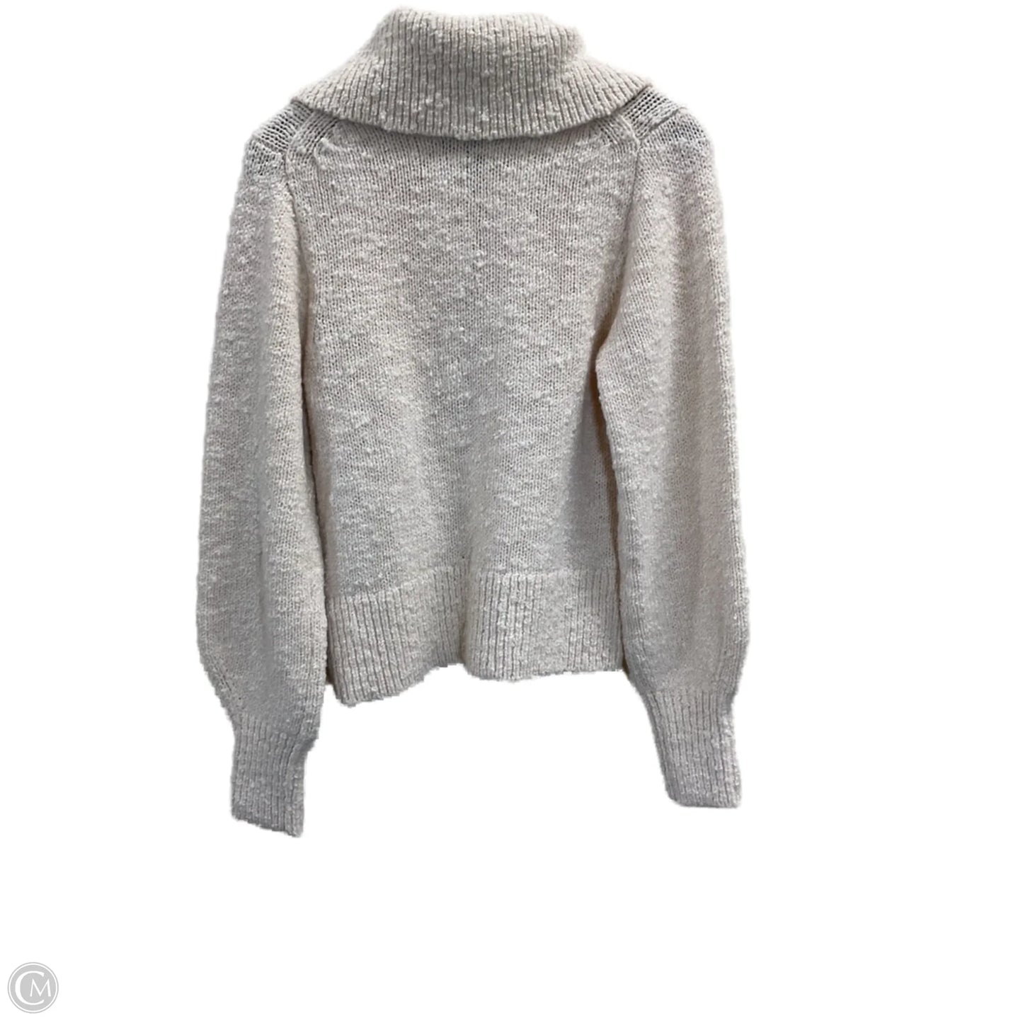 Sweater Cardigan By Clothes Mentor In Cream, Size: S