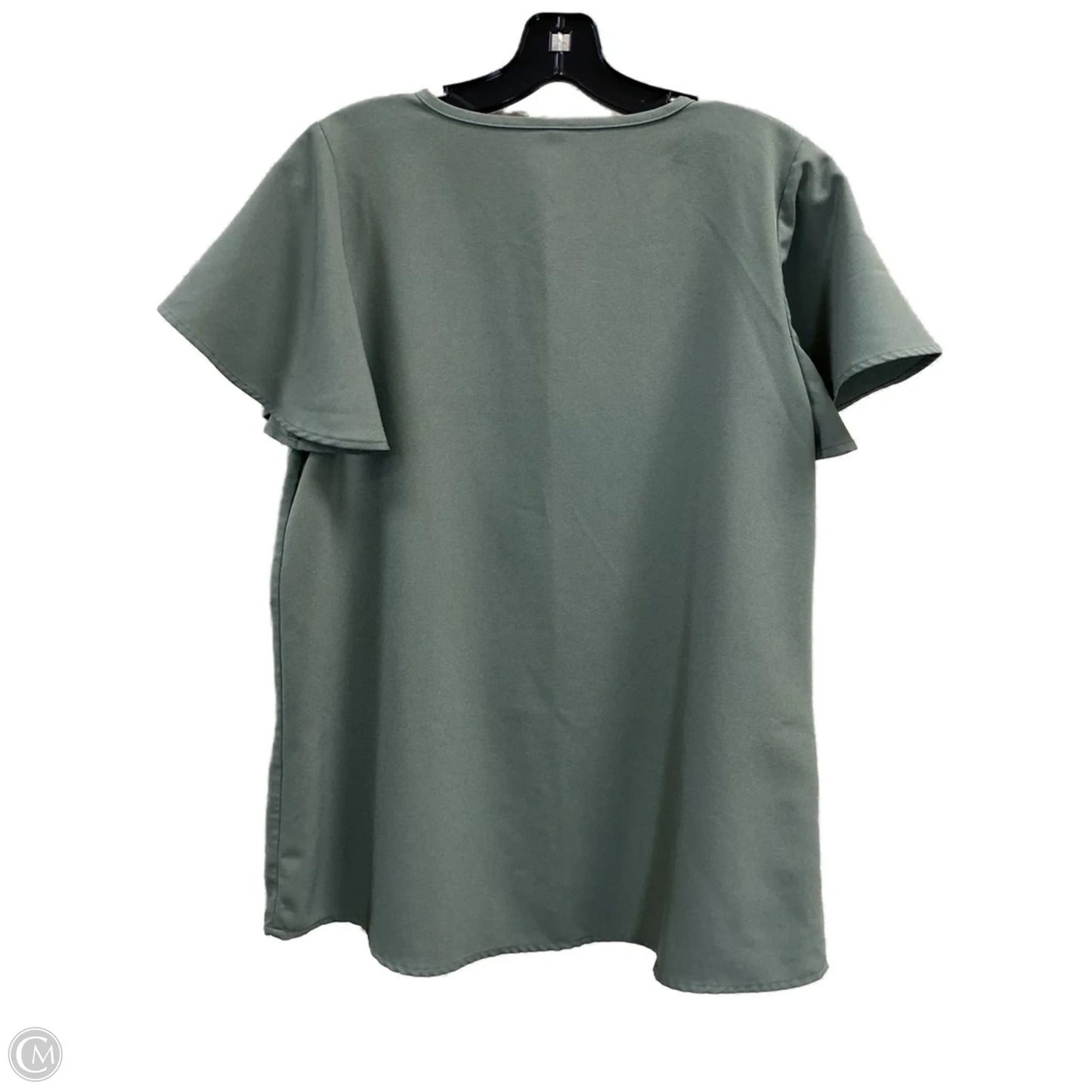 Top Short Sleeve By Clothes Mentor In Green, Size: M