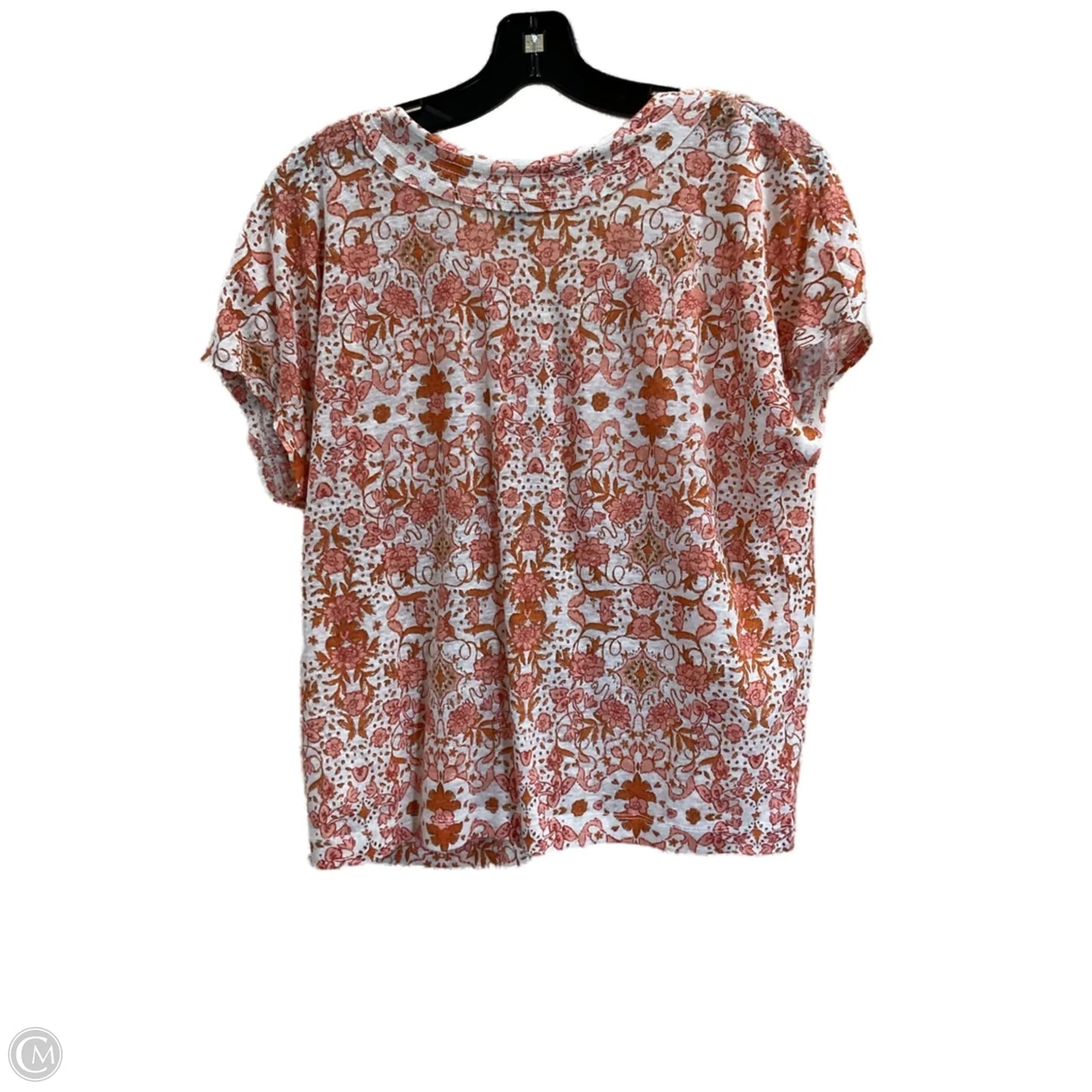 Top Short Sleeve By Rachel Zoe In Orange, Size: S