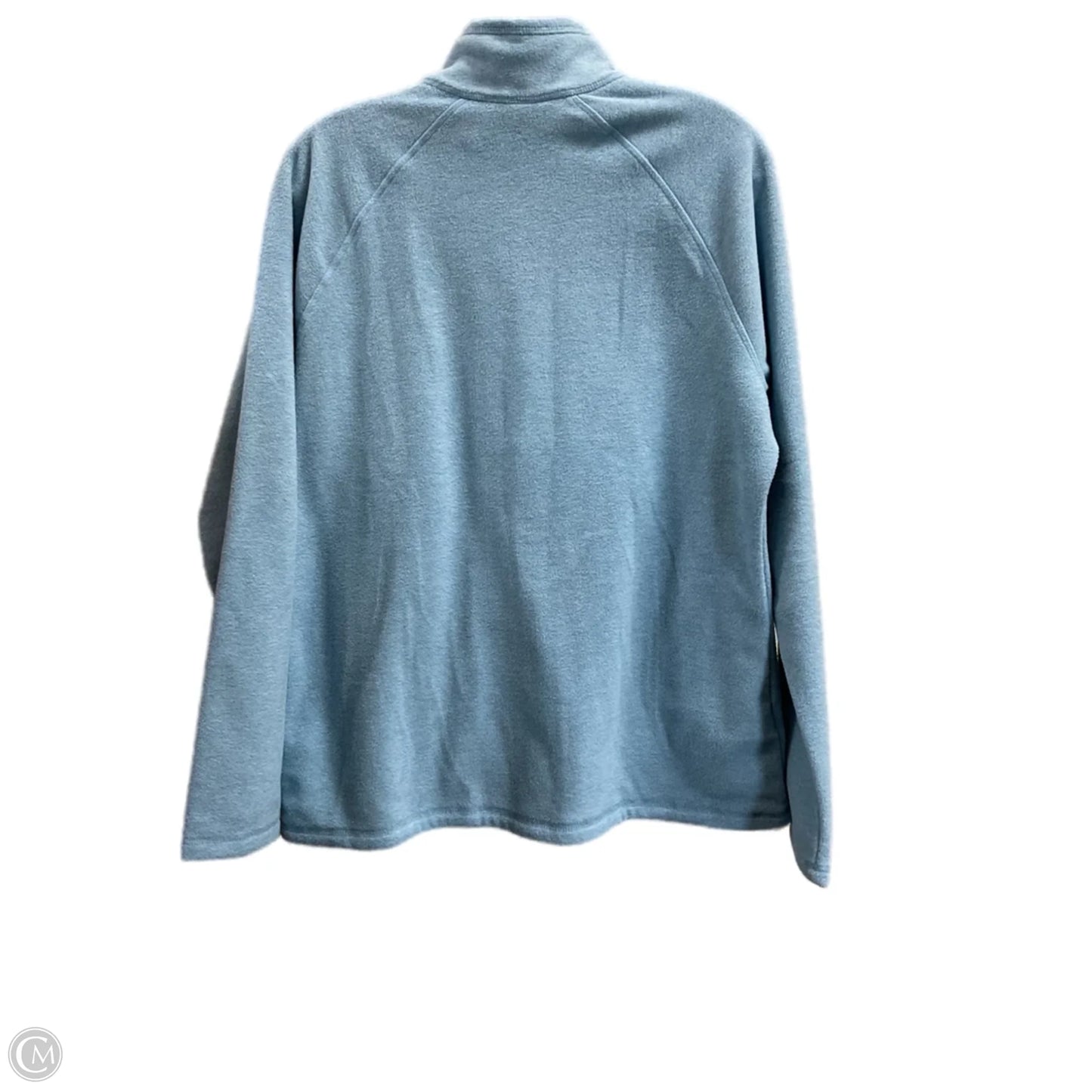 Sweatshirt Collar By Eddie Bauer In Blue, Size: L