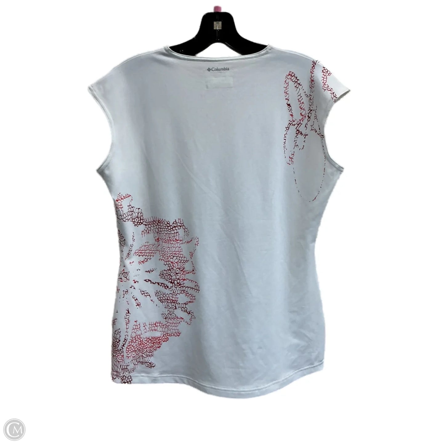 Top Sleeveless By Columbia In White, Size: L