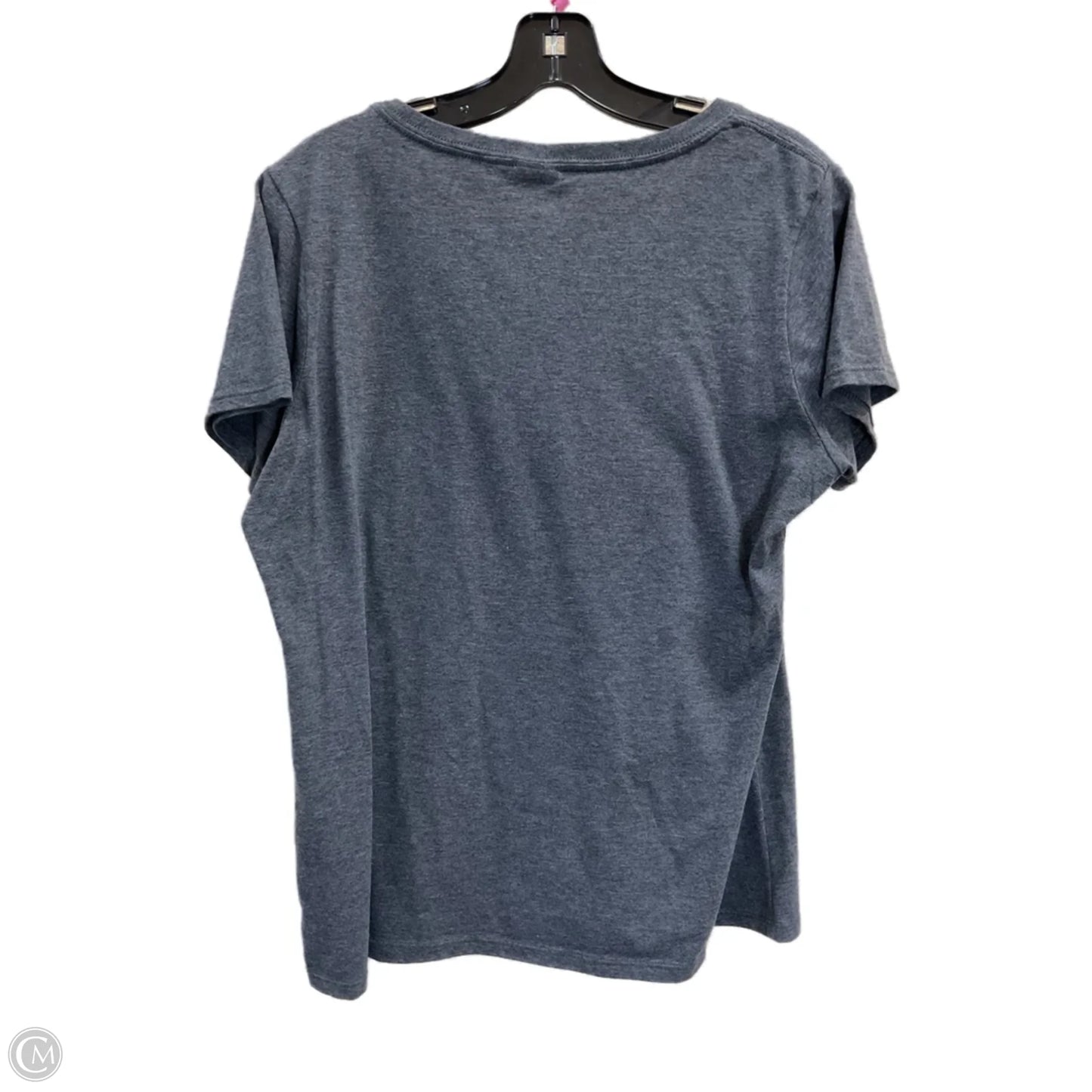 Top Short Sleeve By Clothes Mentor In Grey, Size: L