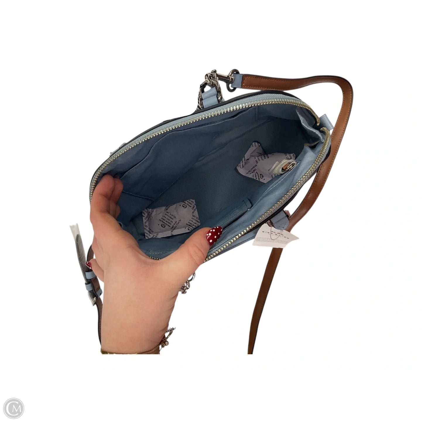 Handbag Designer By Coach, Size: Small