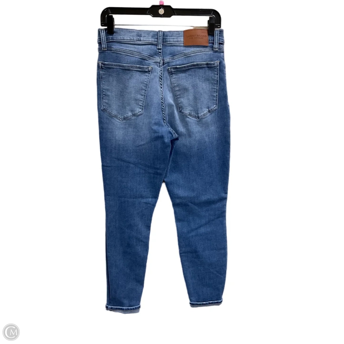 Jeans Skinny By Lucky Brand In Blue Denim, Size: 12