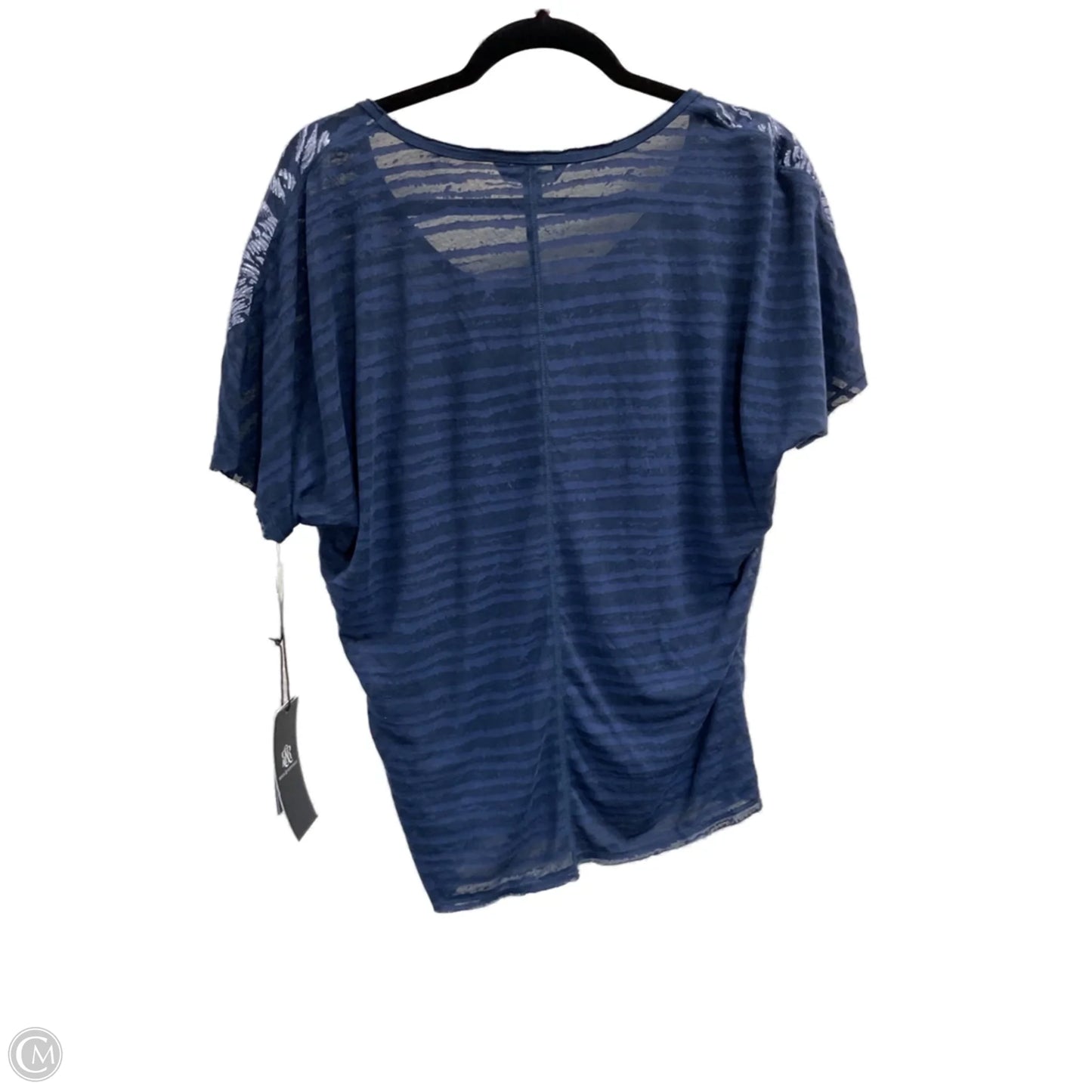 Top 3/4 Sleeve By Rock And Republic In Blue, Size: M