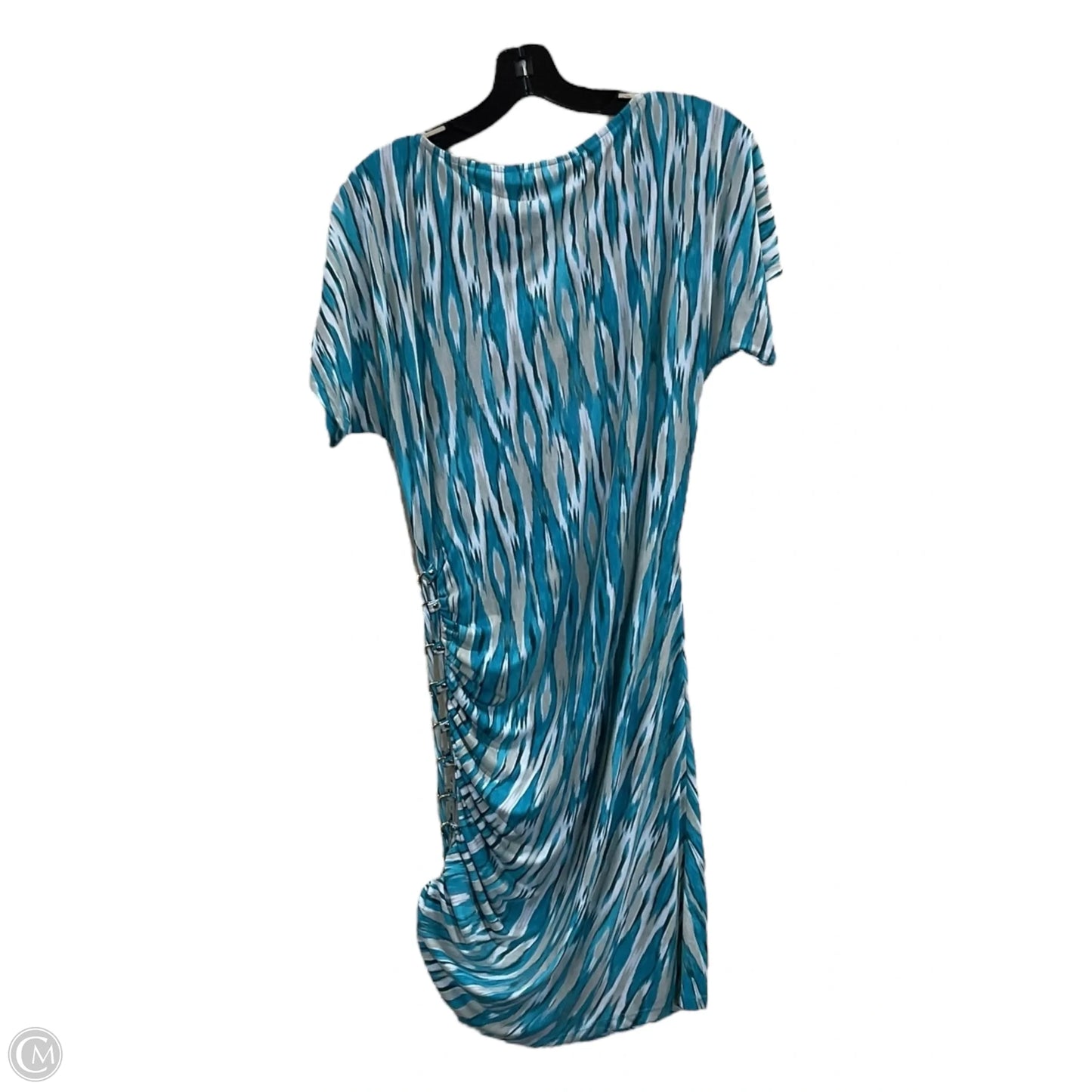 Dress Casual Midi By Michael By Michael Kors In Teal, Size: M