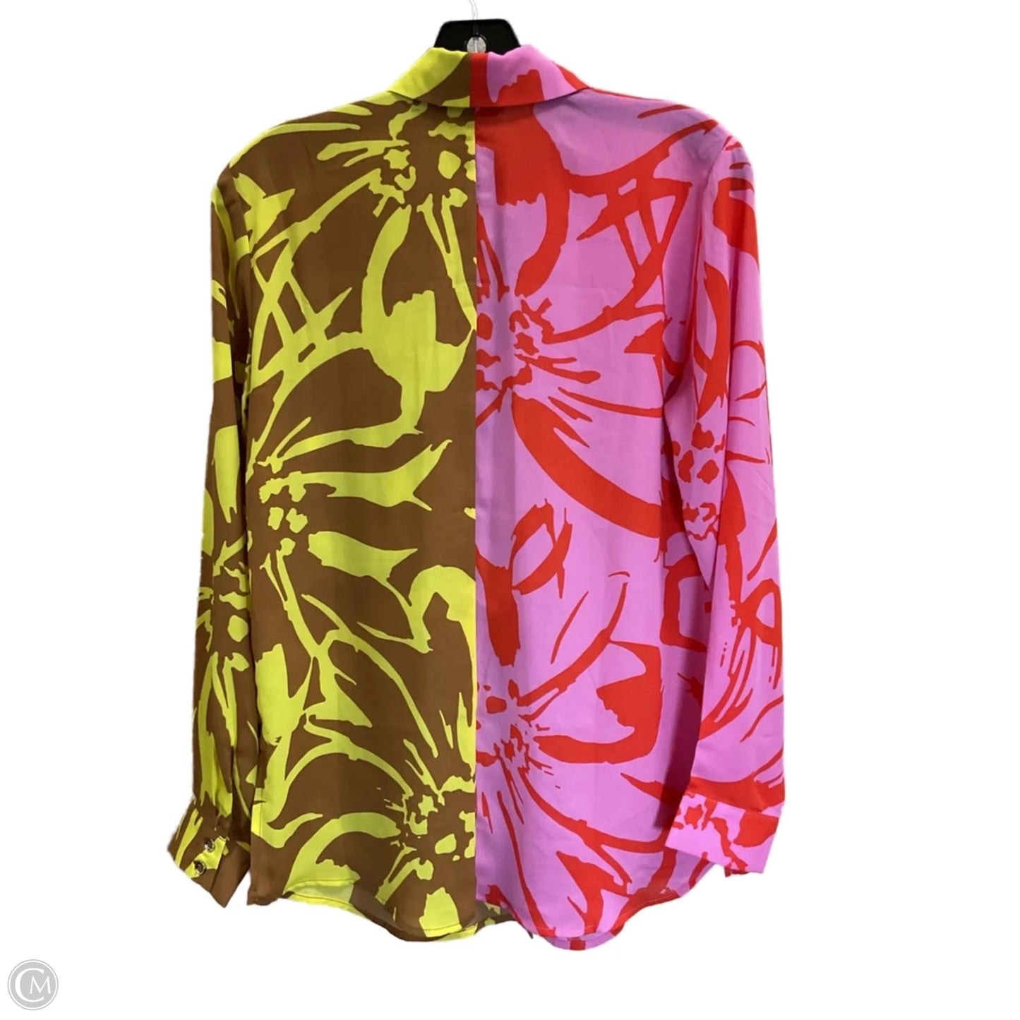 Top Long Sleeve By Iman Hsn In Multi-colored, Size: Xs