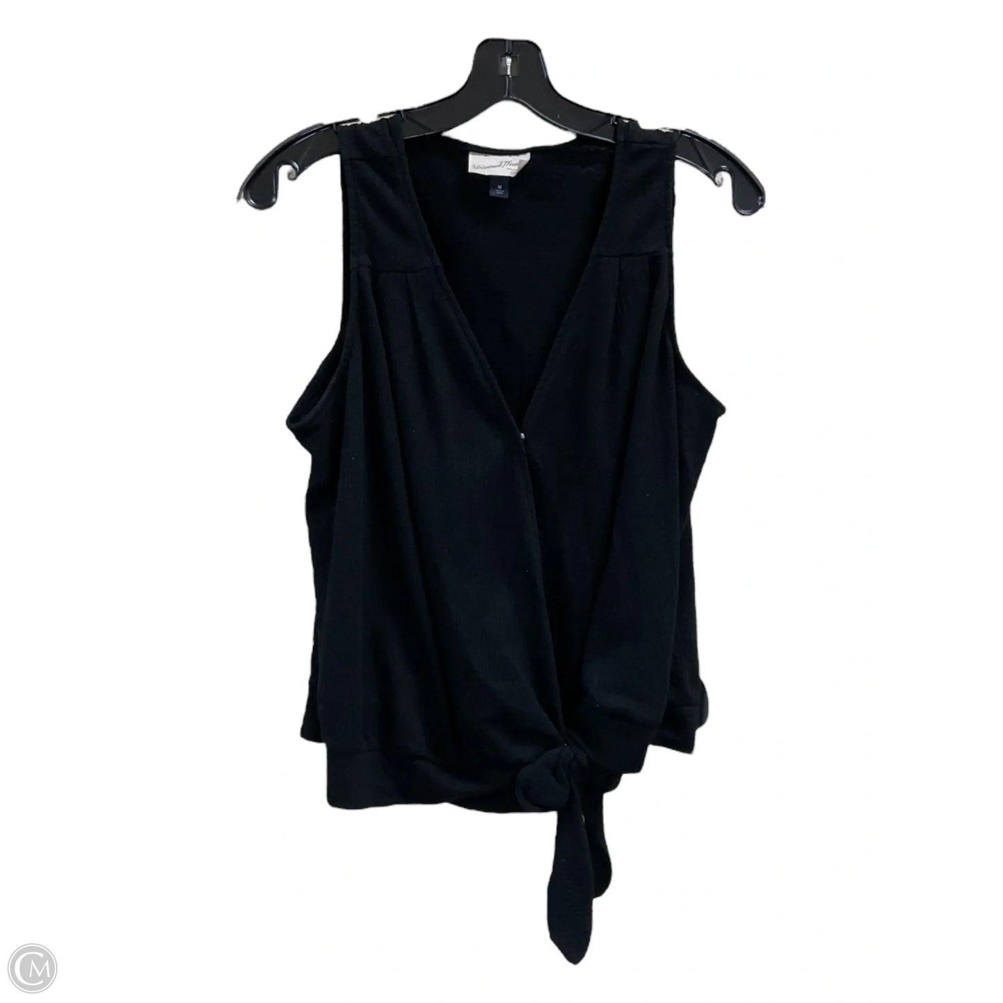 Top Sleeveless By Universal Thread In Black, Size: M