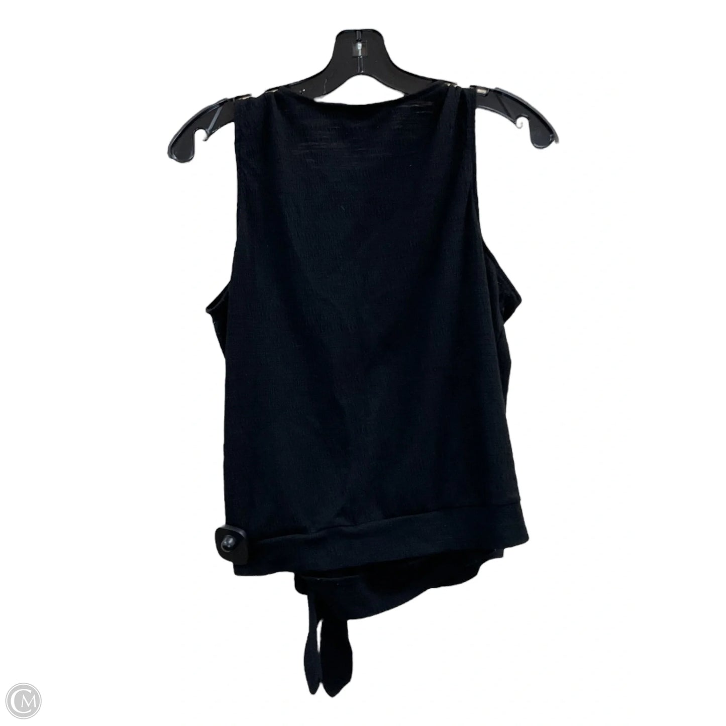Top Sleeveless By Universal Thread In Black, Size: M