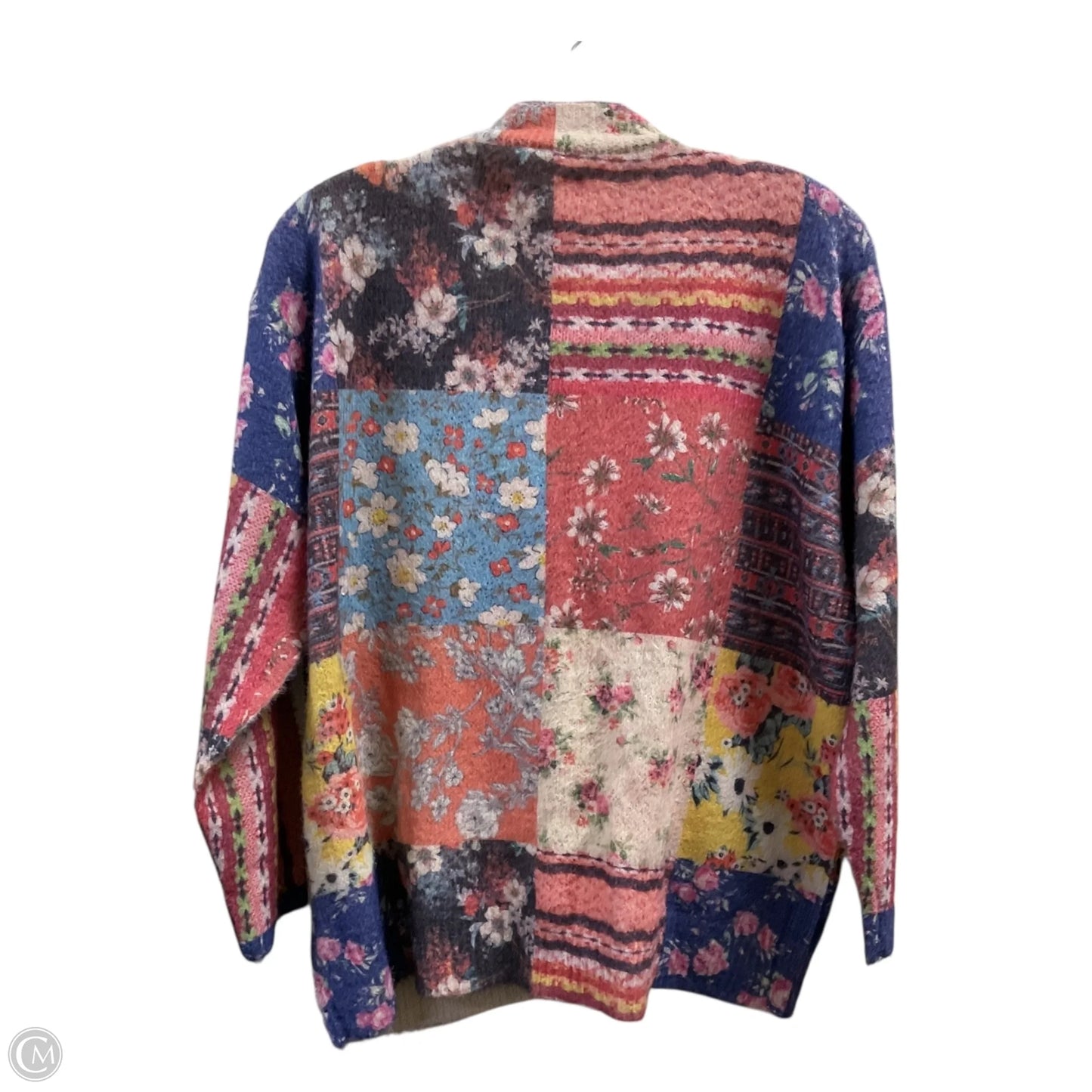 Sweater Cardigan By Clothes Mentor In Multi-colored, Size: Osfm