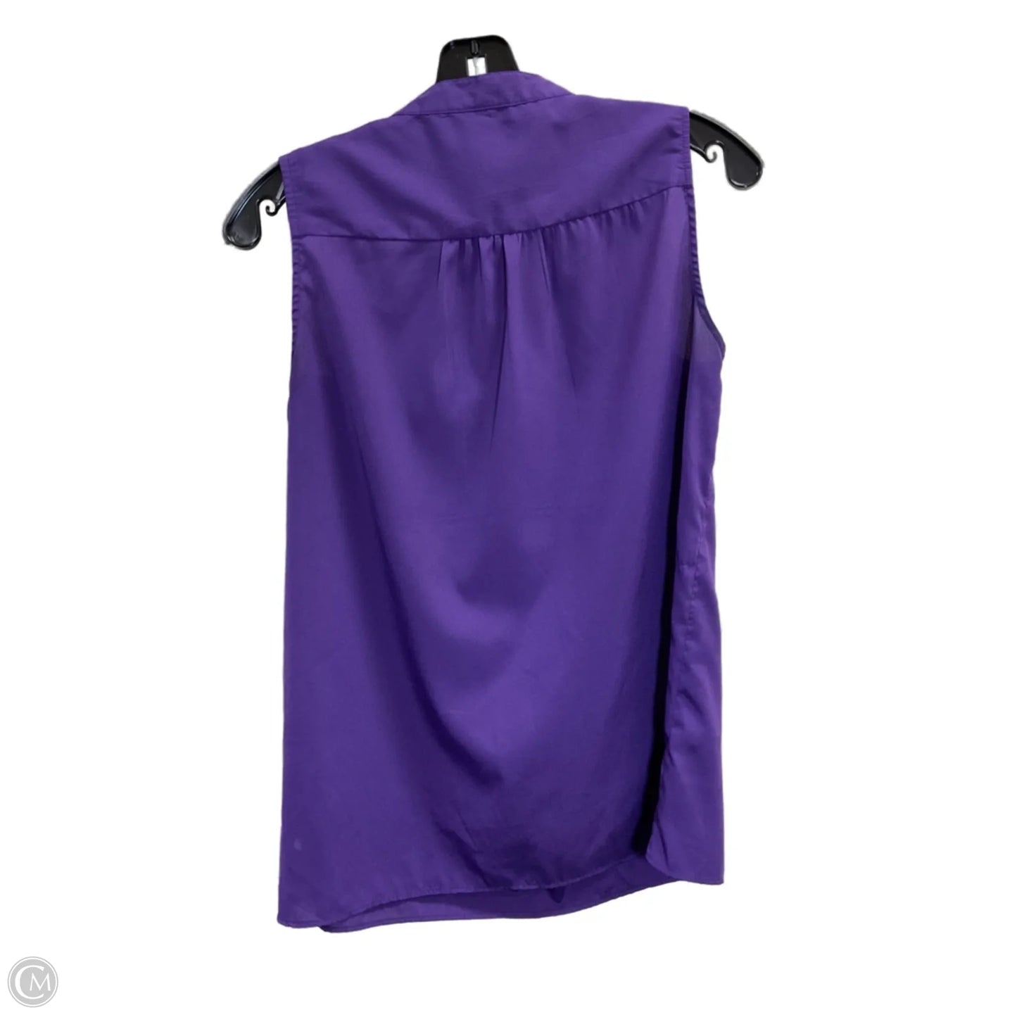 Top Sleeveless By Banana Republic In Purple, Size: S