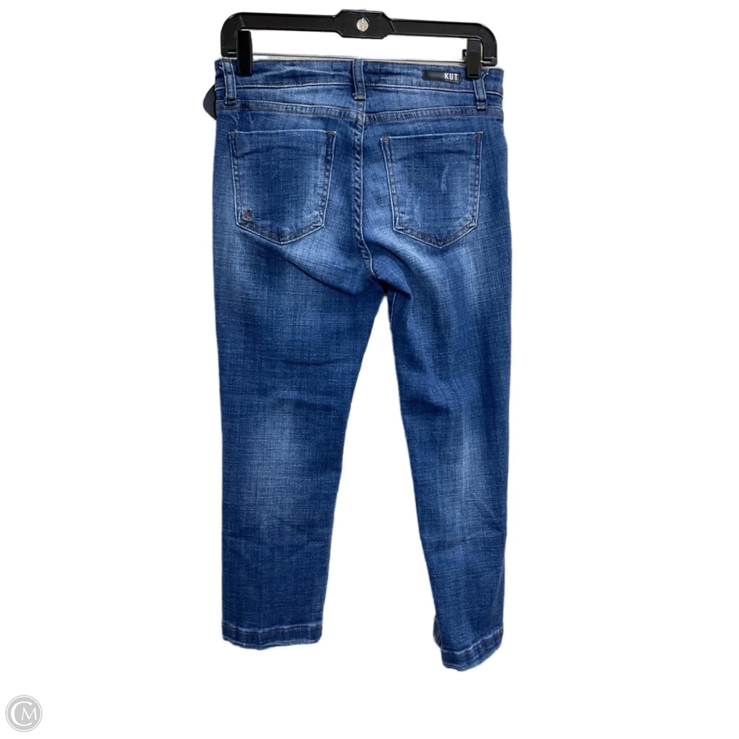 Jeans Cropped By Kut In Blue Denim, Size: 4