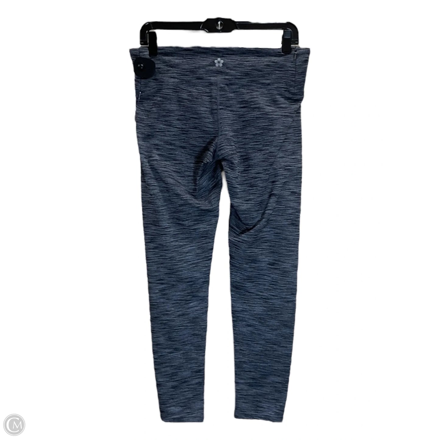 Athletic Leggings By Tuff Athletics In Black & Grey, Size: M