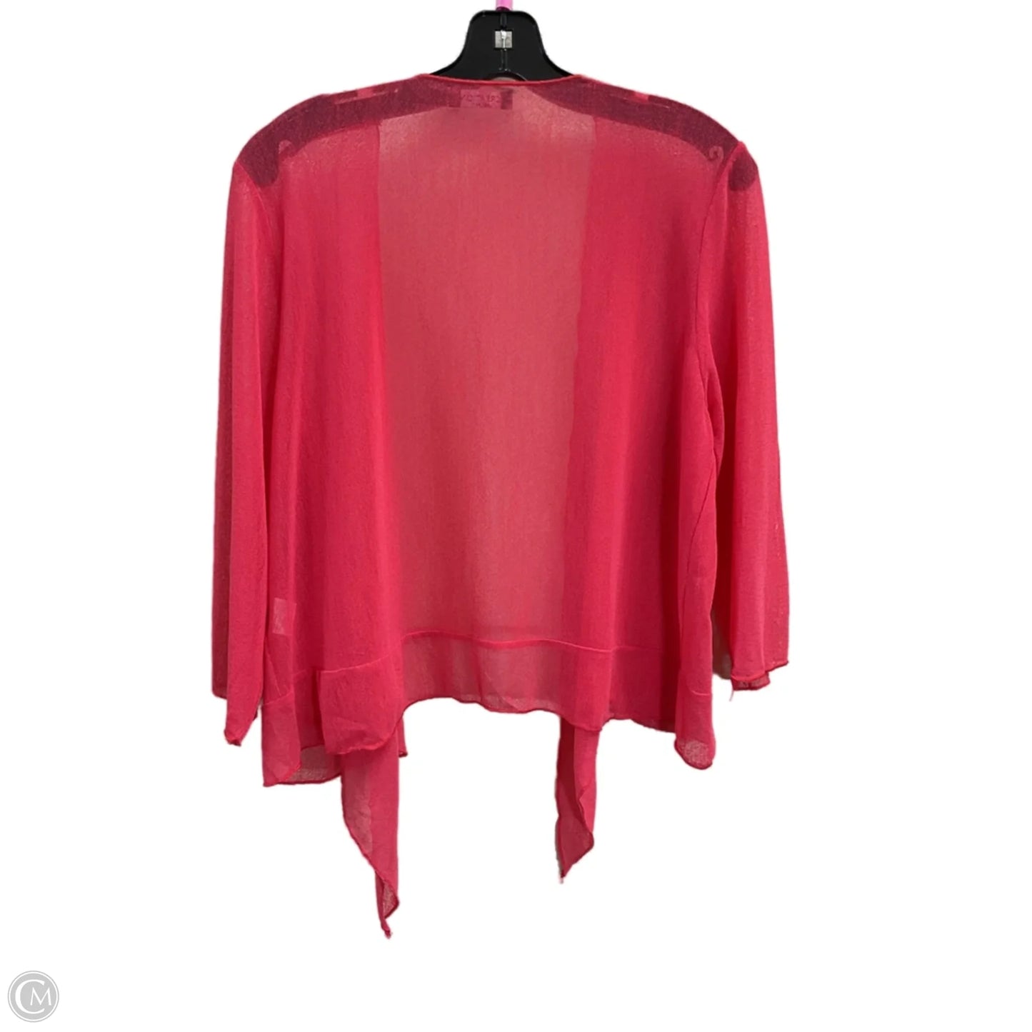 Cardigan By Clothes Mentor In Red, Size: L