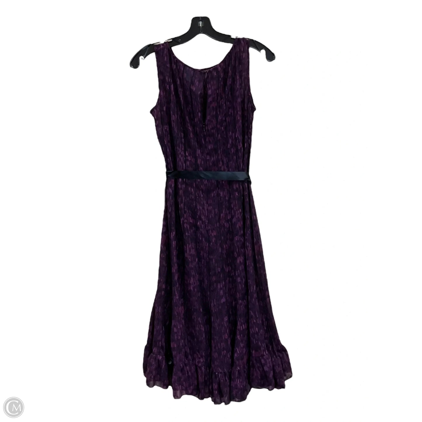 Dress Casual Midi By Dressbarn In Purple, Size: S