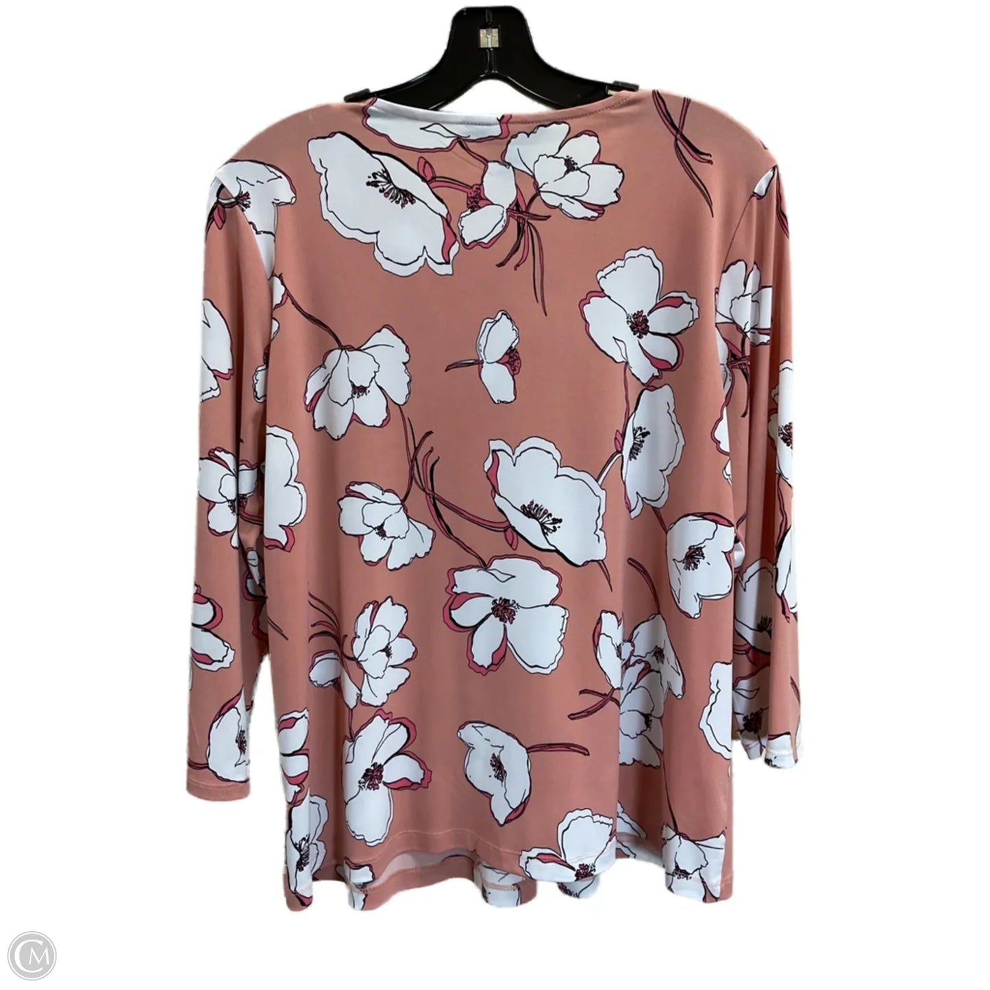 Top Long Sleeve By Liz Claiborne In Multi-colored, Size: Lp