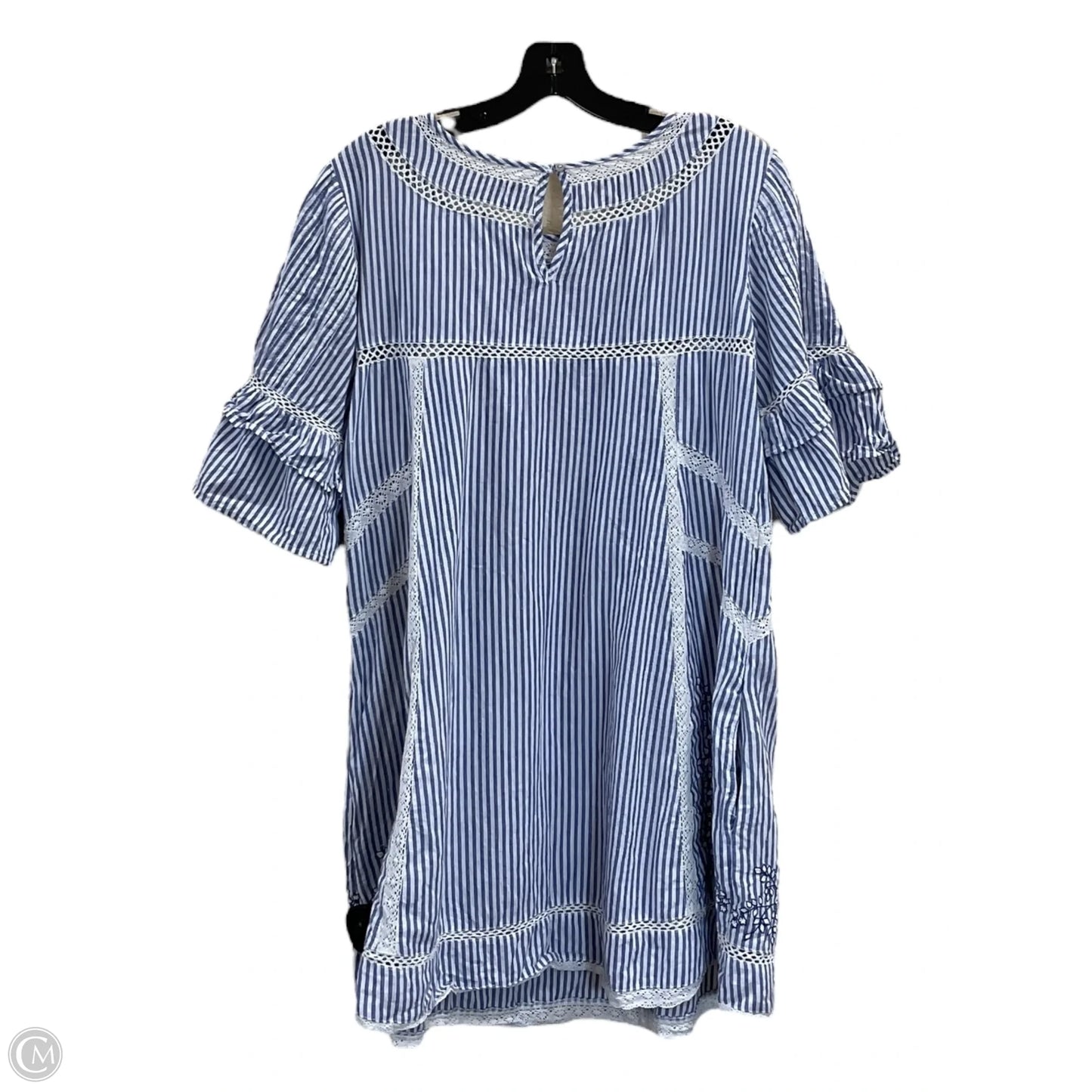 Dress Casual Short By Free People In Blue & White, Size: M