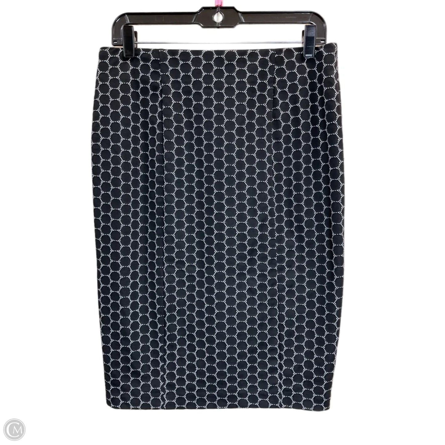 Skirt Midi By Elle In Black & White, Size: M