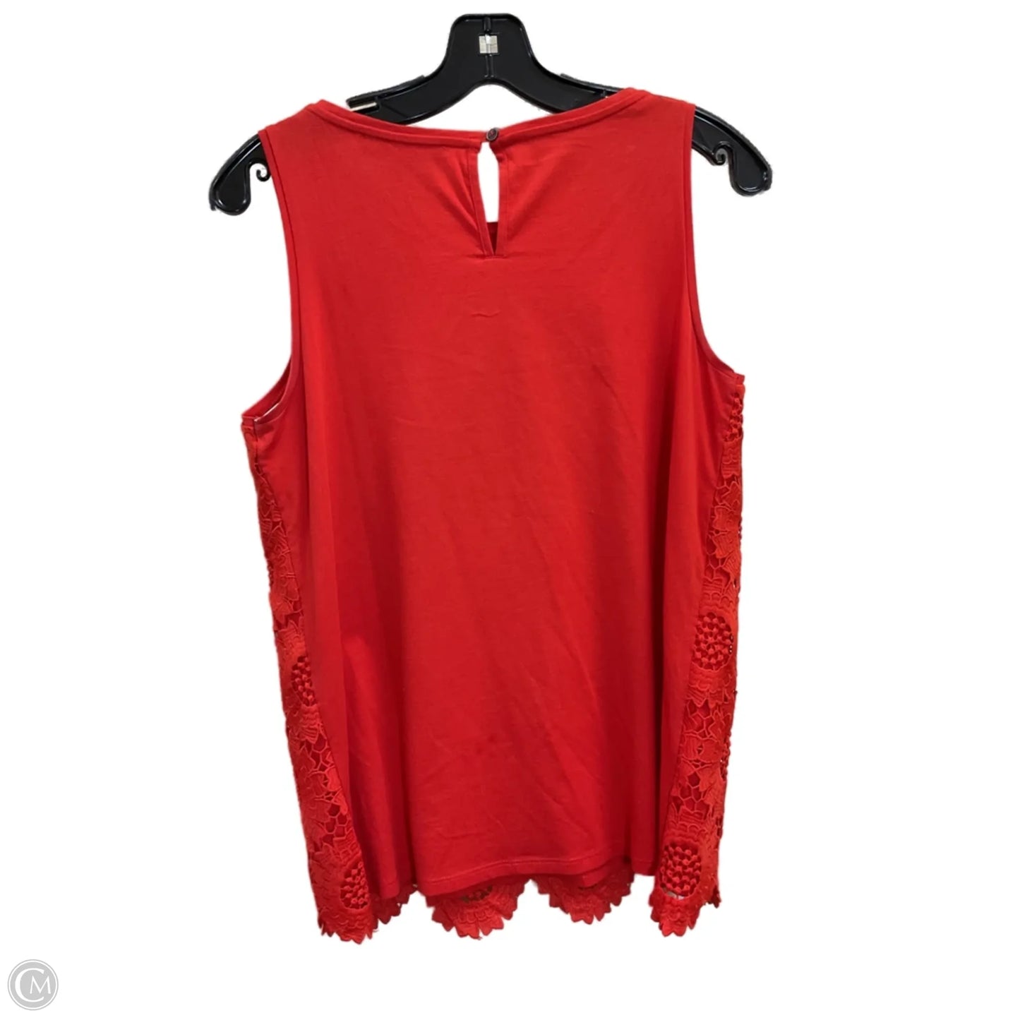 Top Sleeveless By Loft In Red, Size: Xs