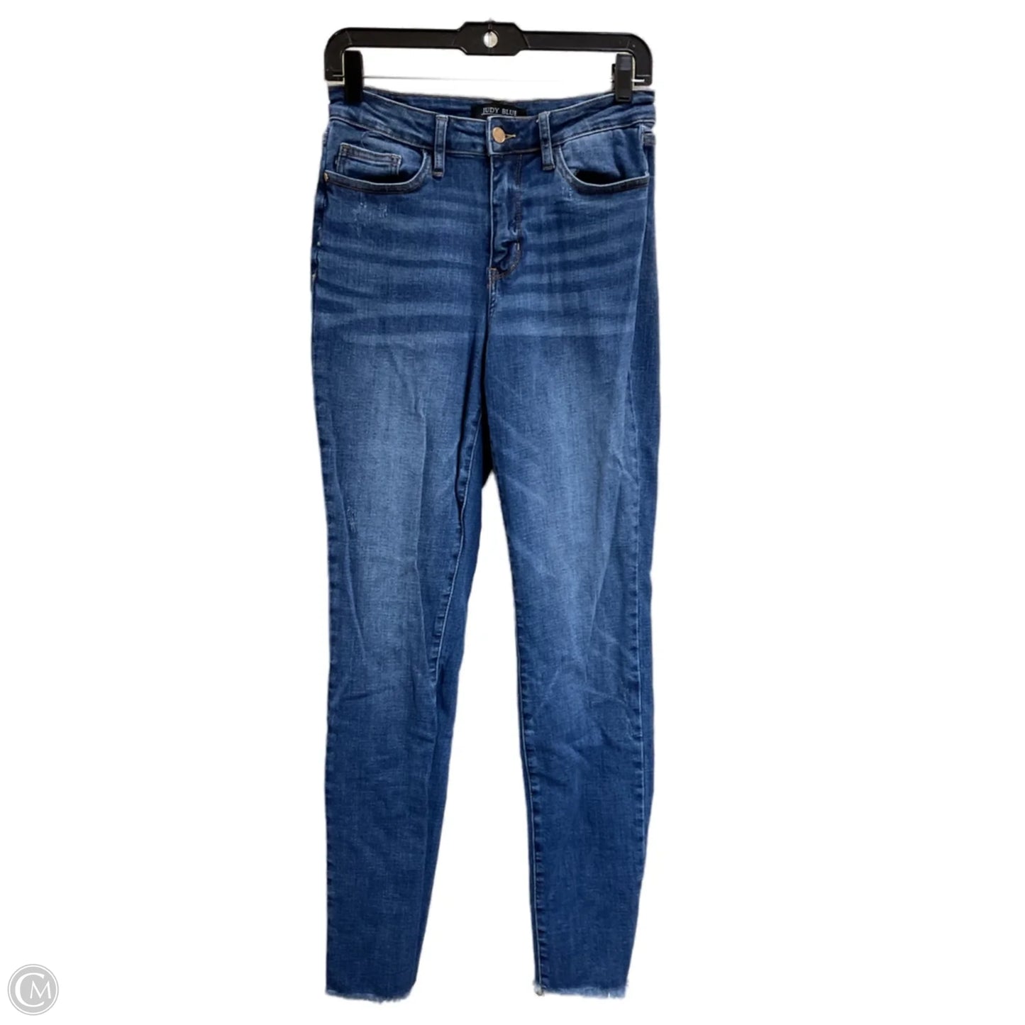 Jeans Skinny By Judy Blue In Blue Denim, Size: 4