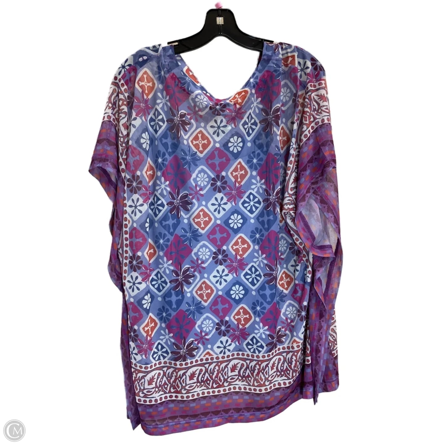 Top Sleeveless By Multiples In Multi-colored, Size: L