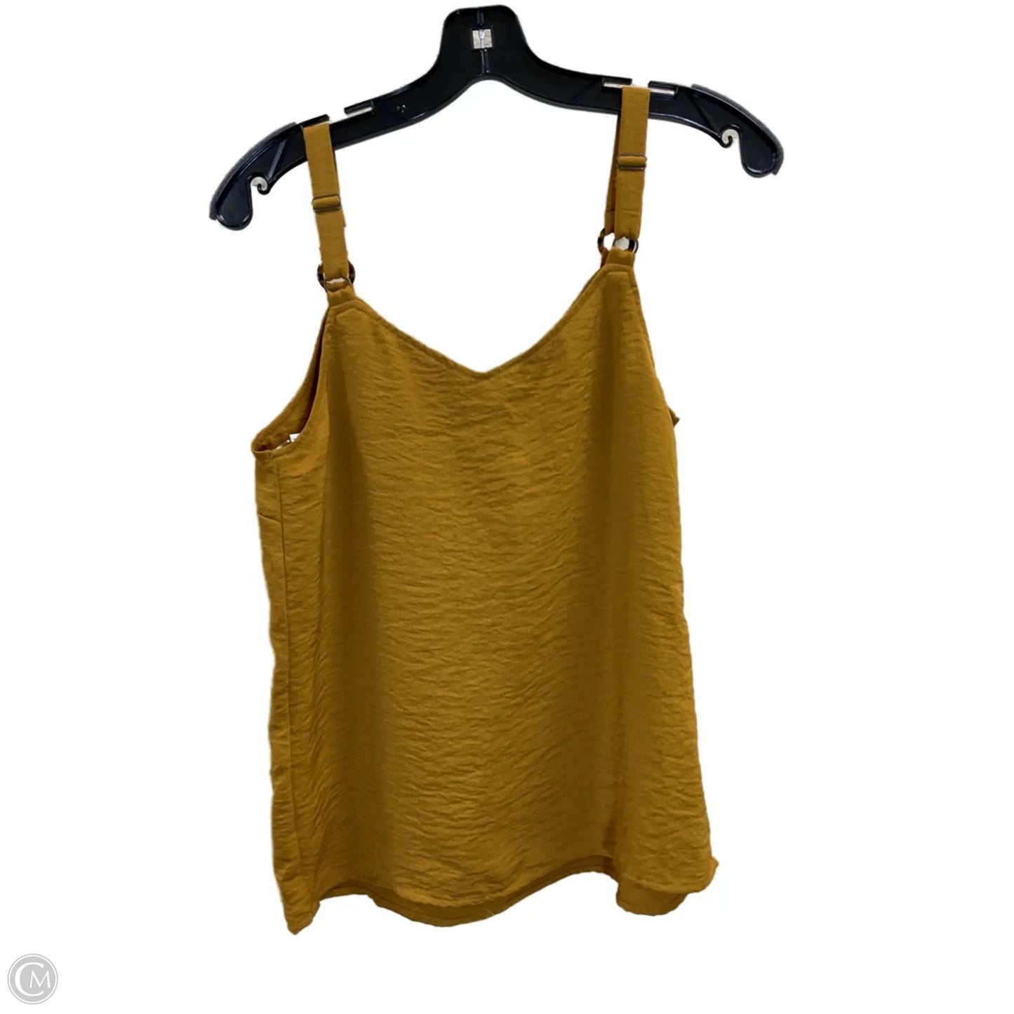 Top Sleeveless By Maurices In Yellow, Size: S