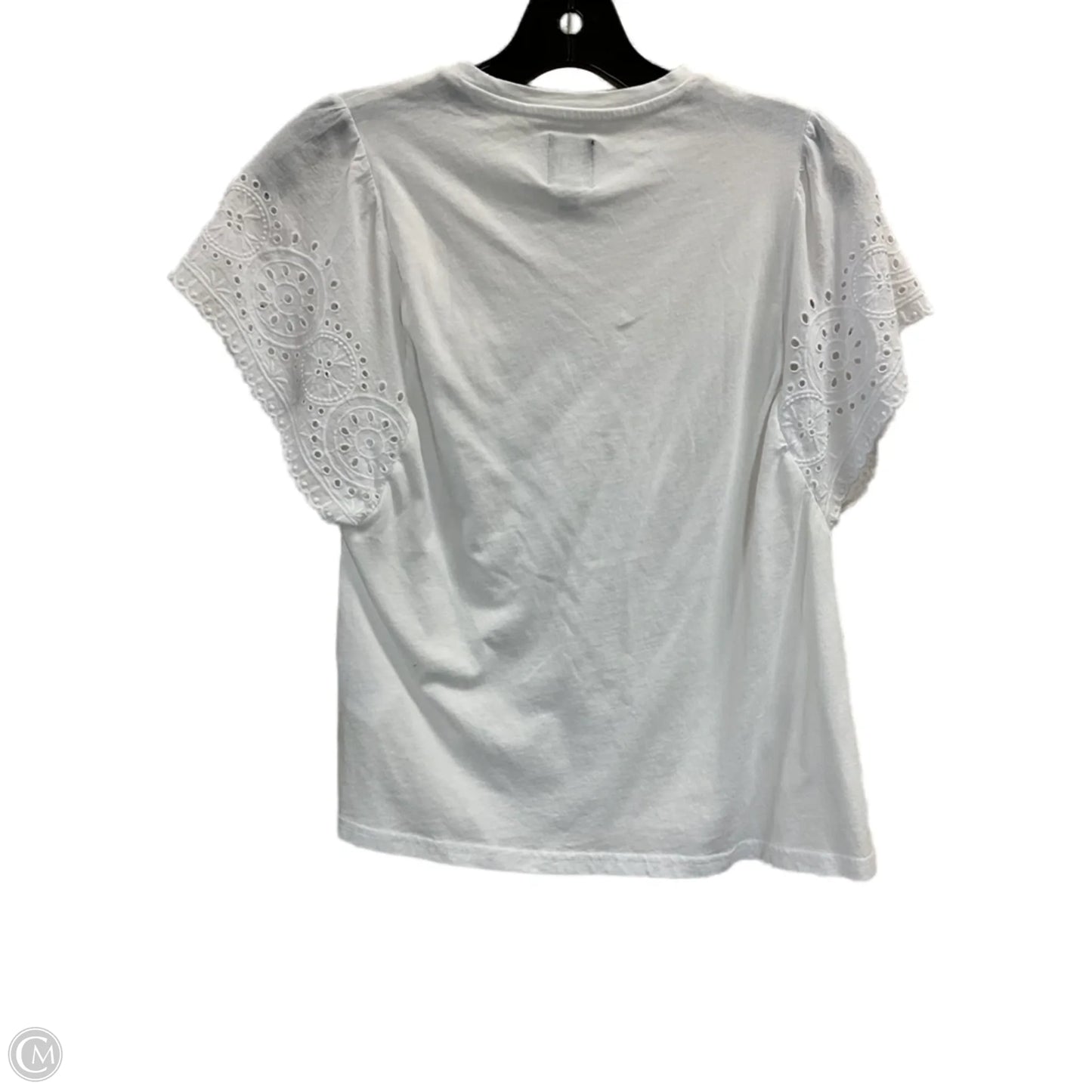 Top Short Sleeve By Gap In White, Size: Xs